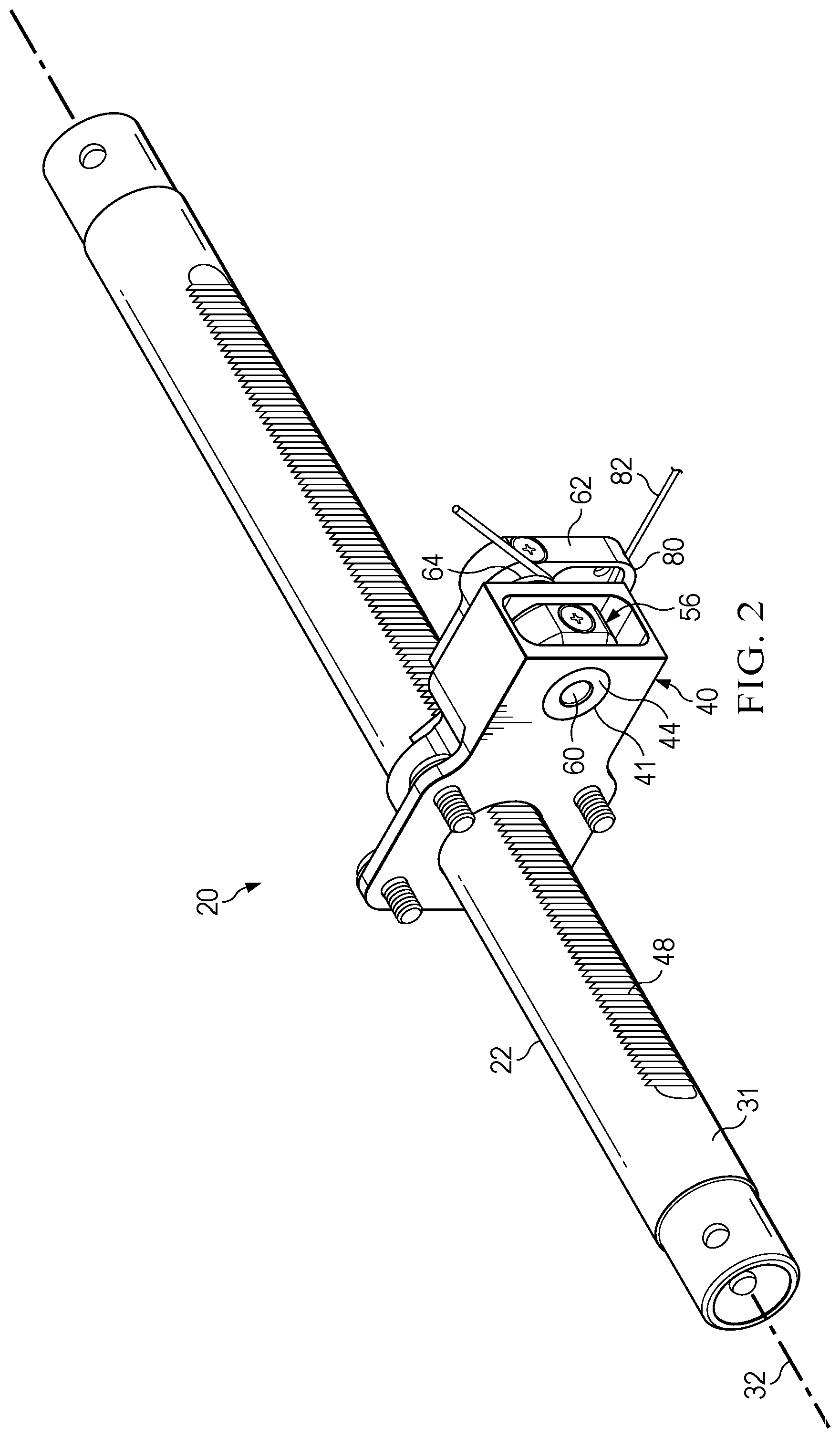 Patent US12351082 Figure 2 – Track lock mechanism
