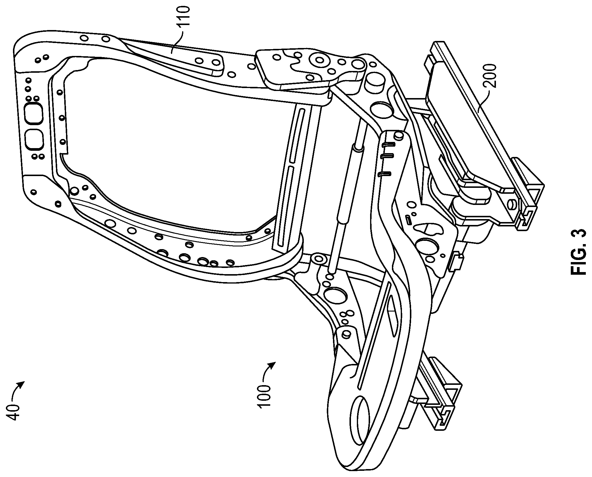 Patent US12351083 Figure 3 – Anti-chuck mechanism for seat track assembly