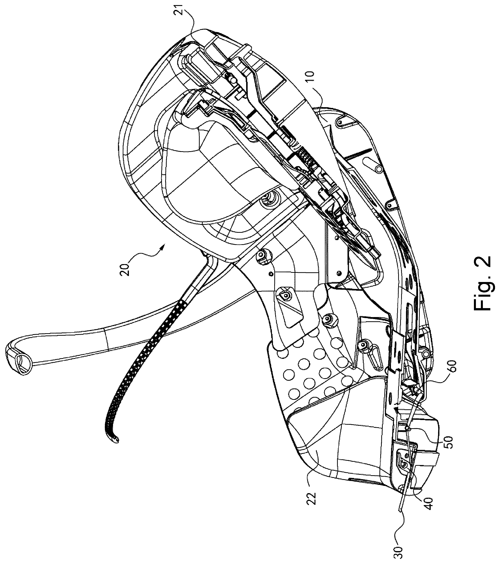 Patent US12351086 Figure 2 – Safety belt adjustment mechanism and safety seat using the same