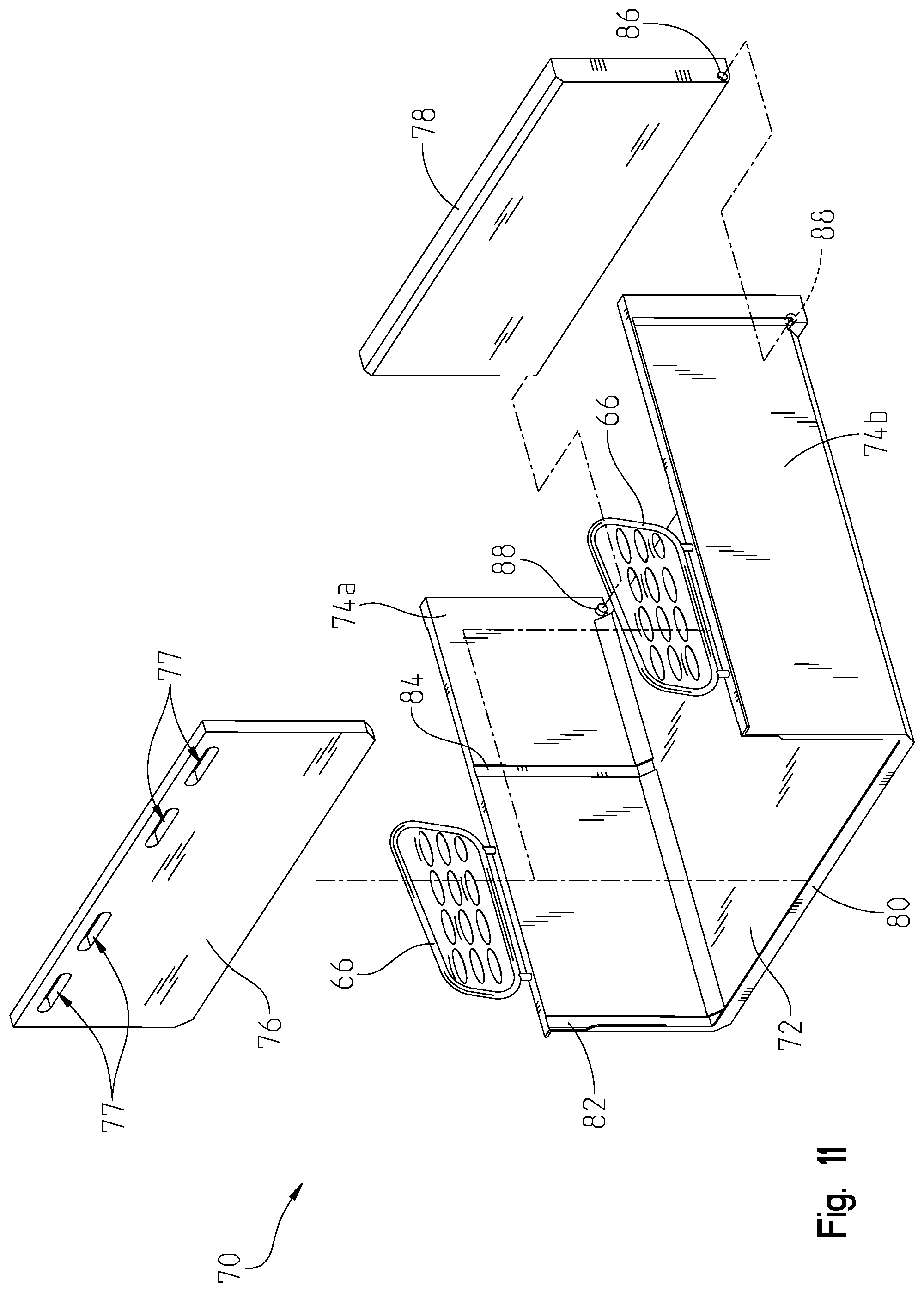 Patent US12351088 Figure 11 – Rear seating for utility vehicle