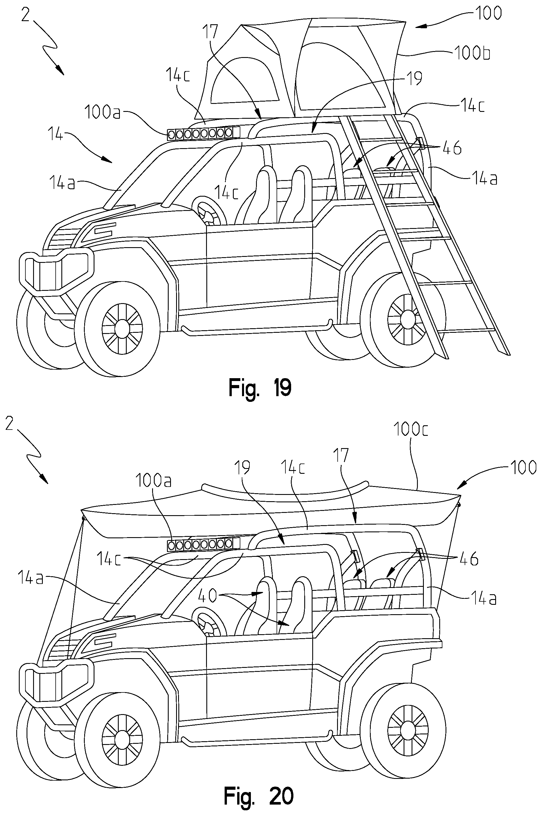 Patent US12351088 Figure 17 – Rear seating for utility vehicle
