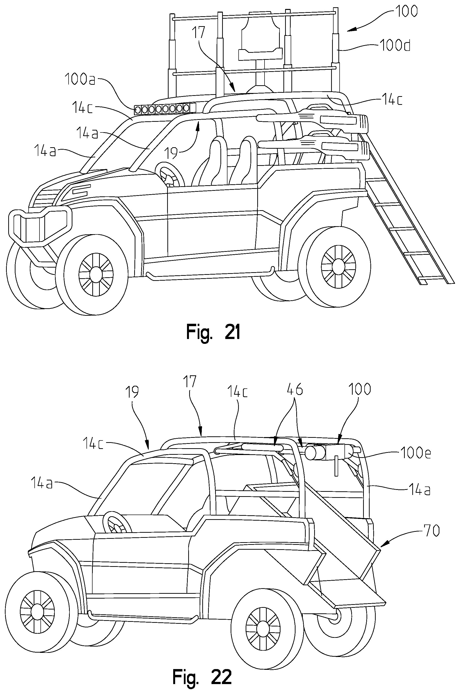 Patent US12351088 Figure 18 – Rear seating for utility vehicle