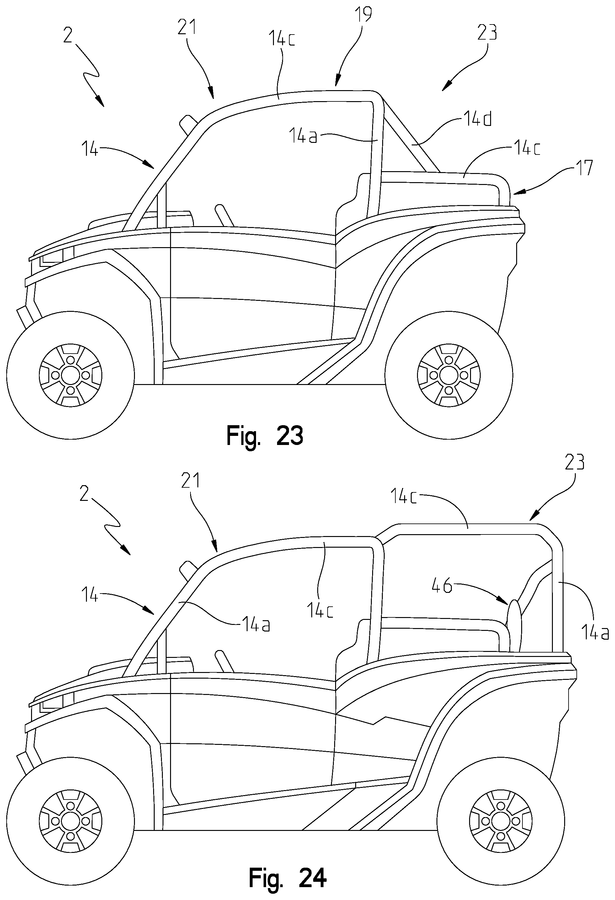 Patent US12351088 Figure 19 – Rear seating for utility vehicle