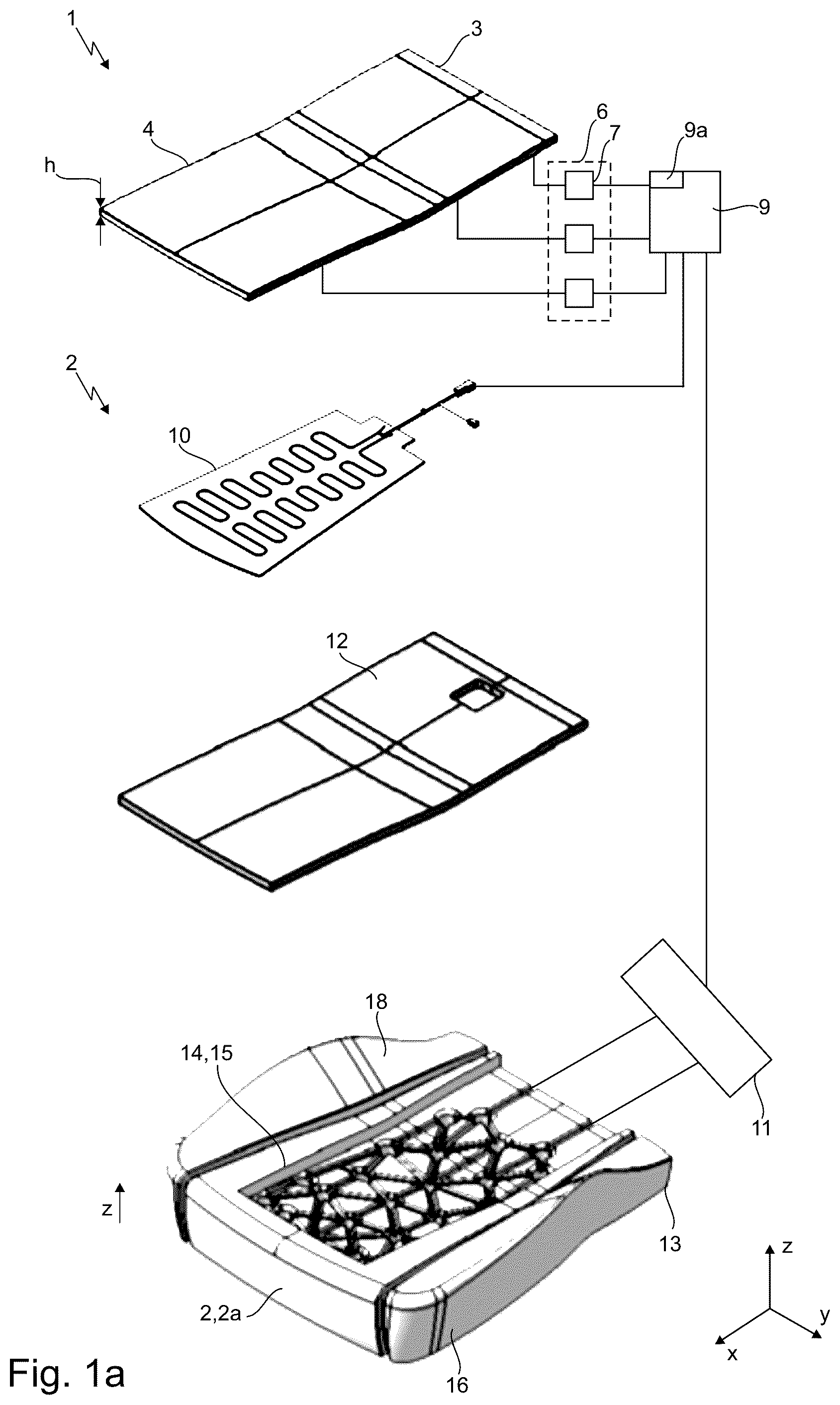 Patent US12351089 Figure 1 – Vehicle seat and method for operating a vehicle seat