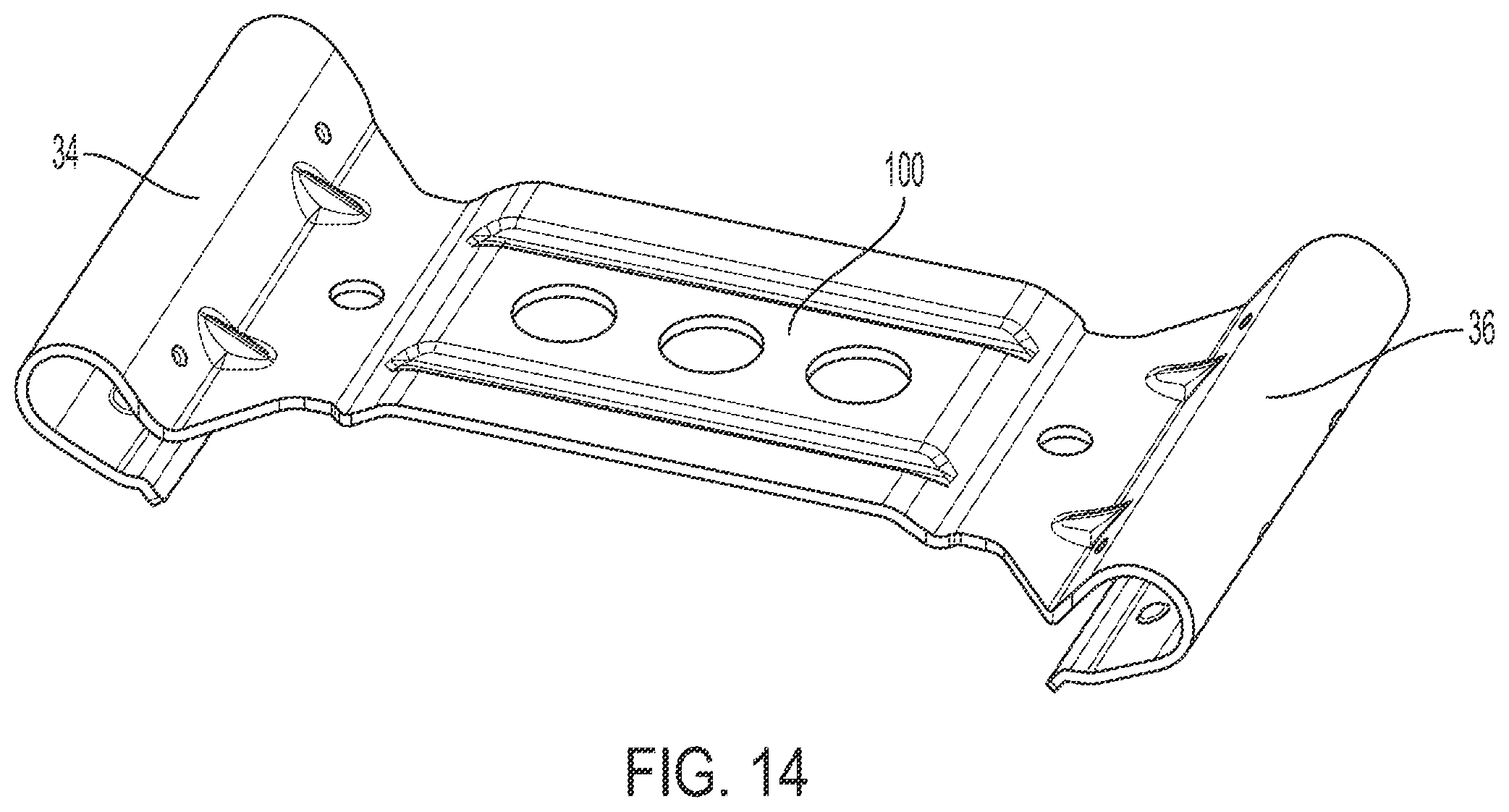 Patent US12351090 Figure 14 – Headrest assembly with friction hinge