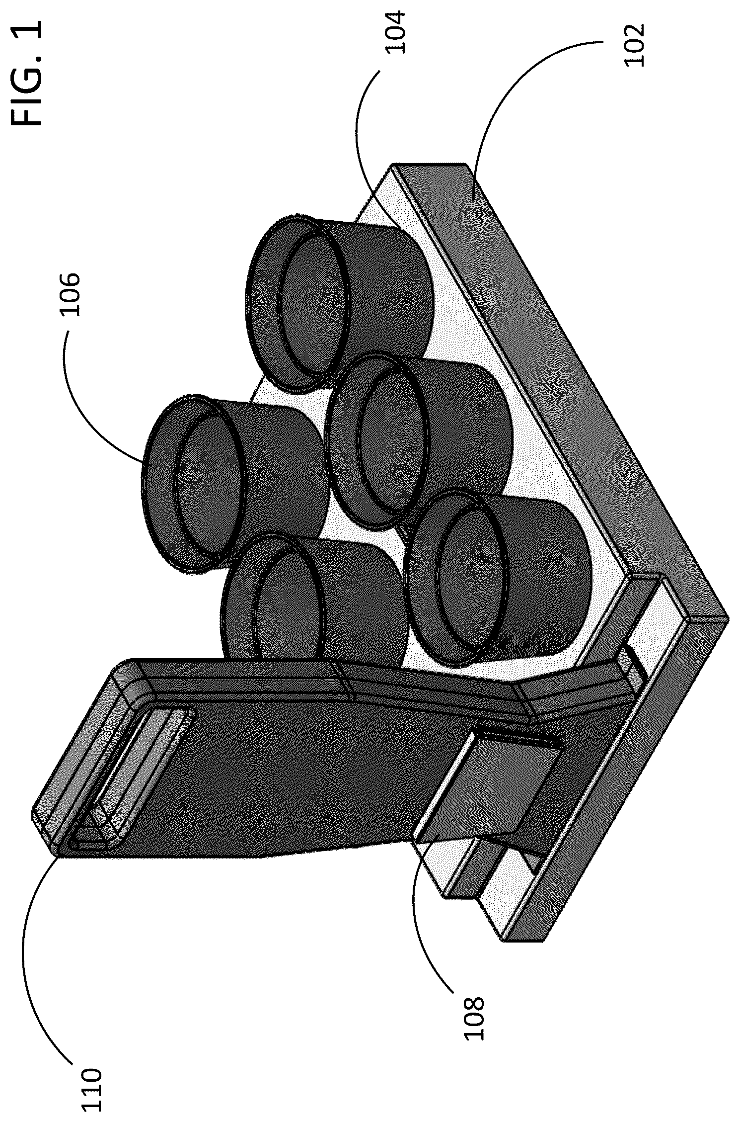 Patent US12351091 Figure 1 – Car multi beverage transporting device