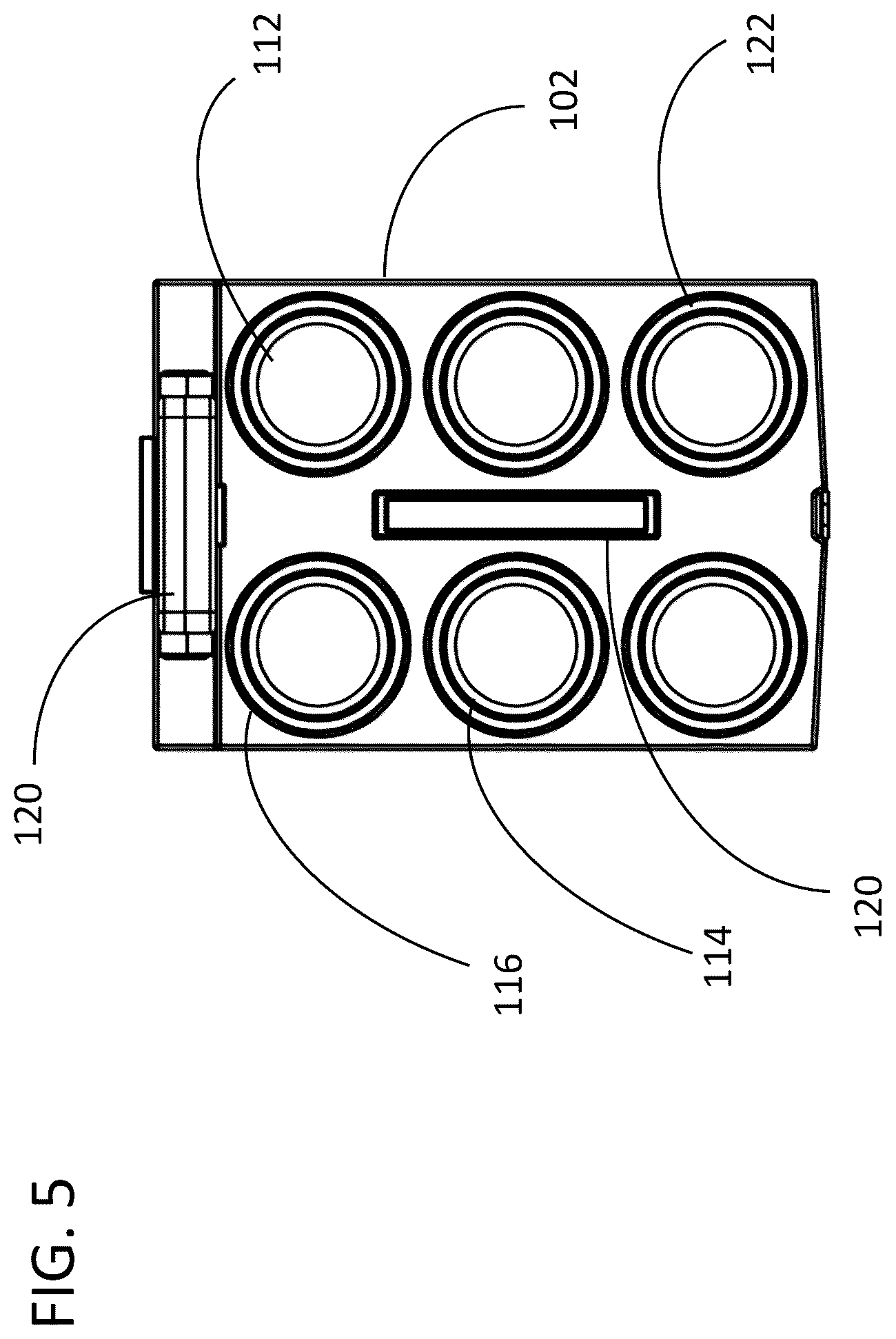 Patent US12351091 Figure 5 – Car multi beverage transporting device