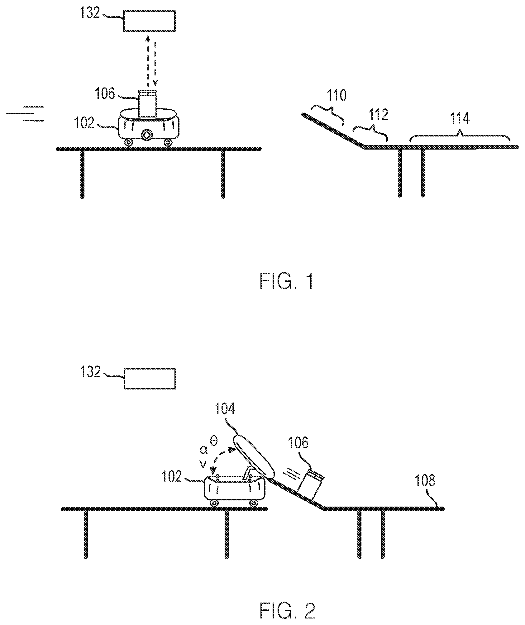 Patent US12351092 Figure 1 – Tray, belt, or carrier on computer controlled transport vehicle