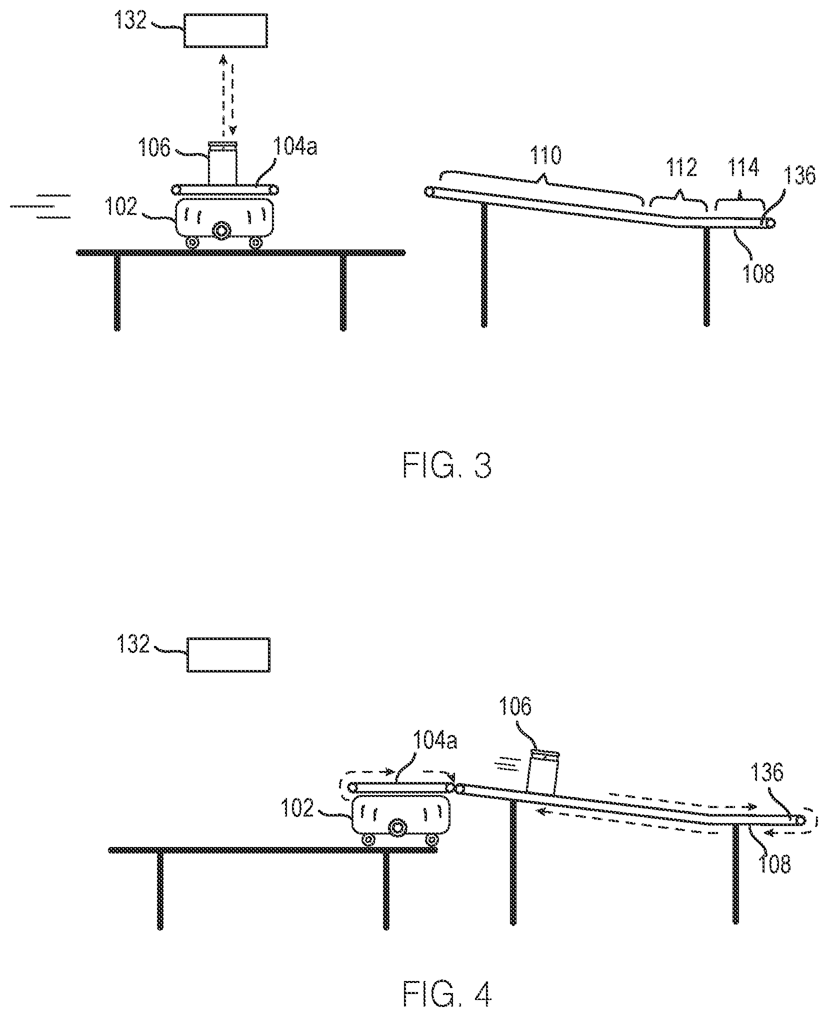 Patent US12351092 Figure 2 – Tray, belt, or carrier on computer controlled transport vehicle