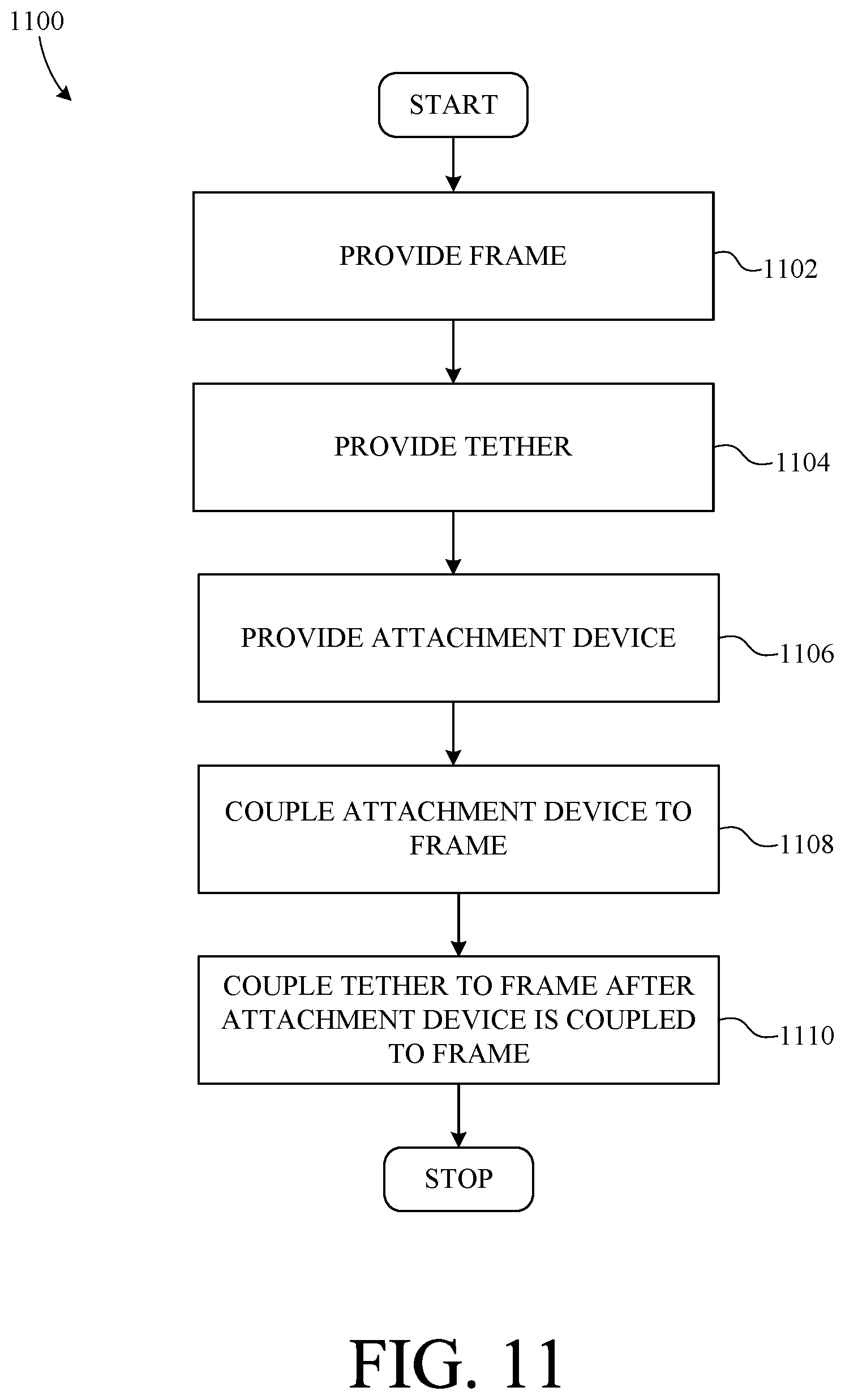 Patent US12351096 Figure 11 – Detachable tie down
