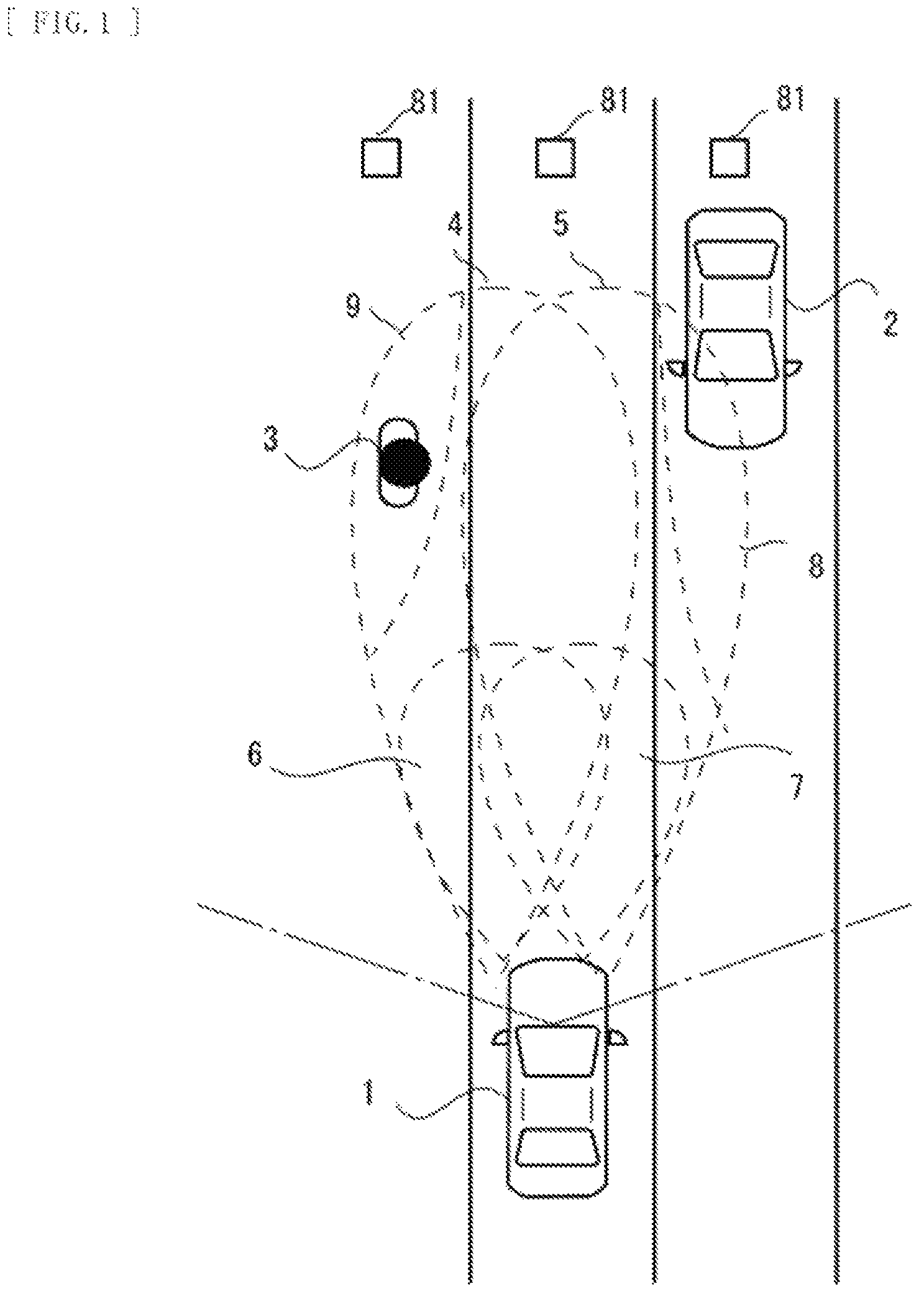 Patent US12351098 Figure 1 – Evaluation simulation system for control including front lamp control of vehicle