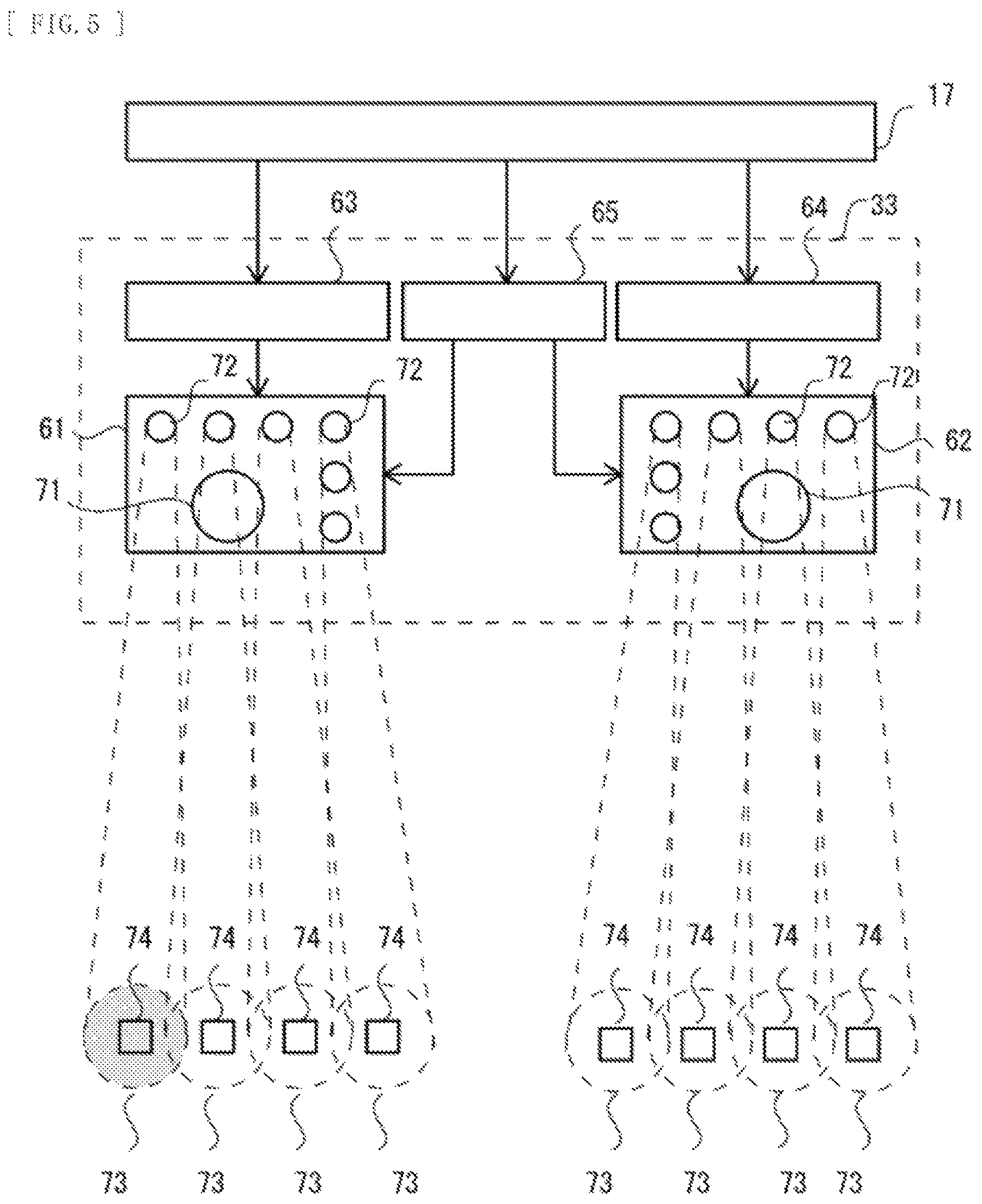Patent US12351098 Figure 5 – Evaluation simulation system for control including front lamp control of vehicle