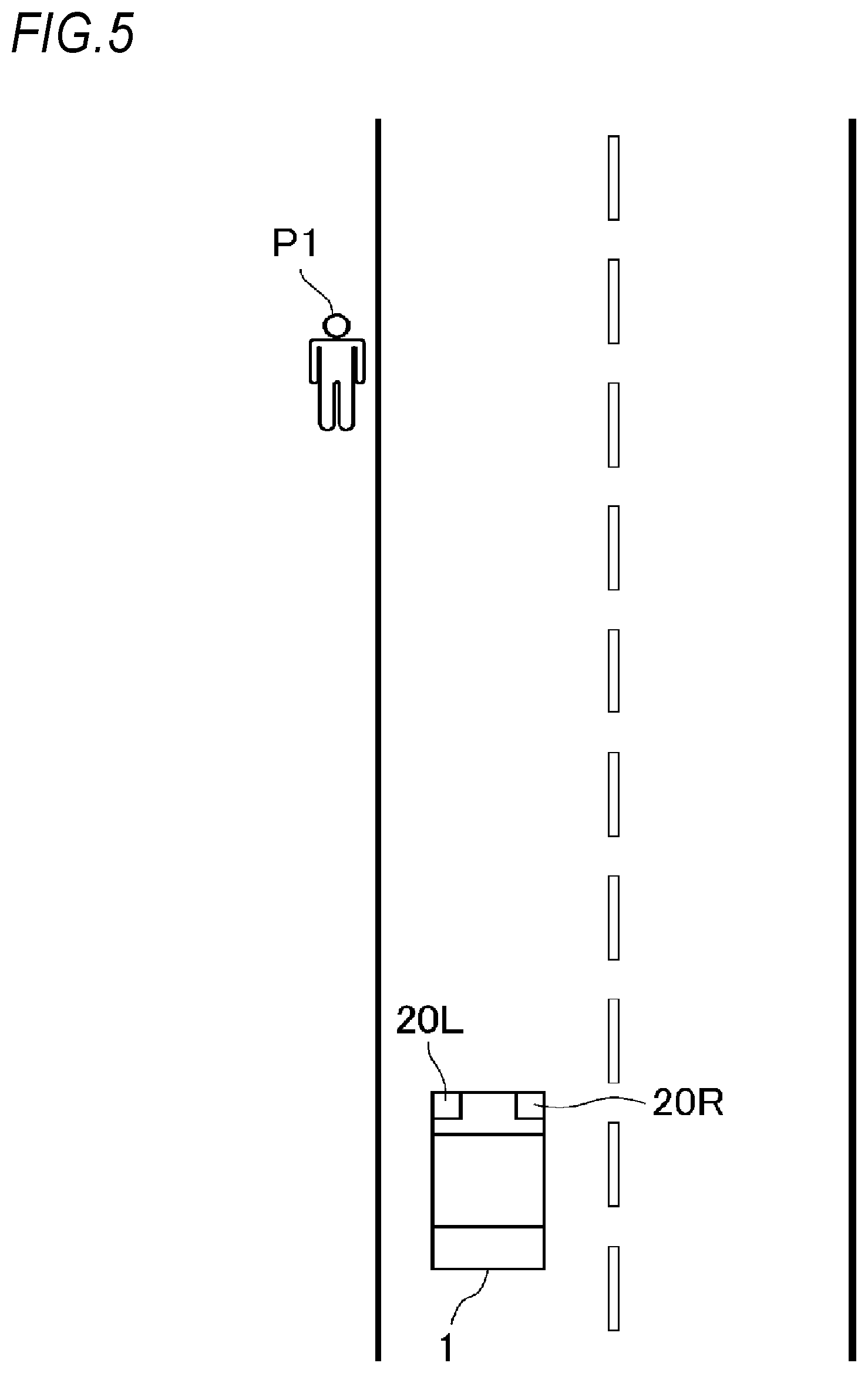 Patent US12351099 Figure 5 – Vehicle display system, vehicle system, and vehicle