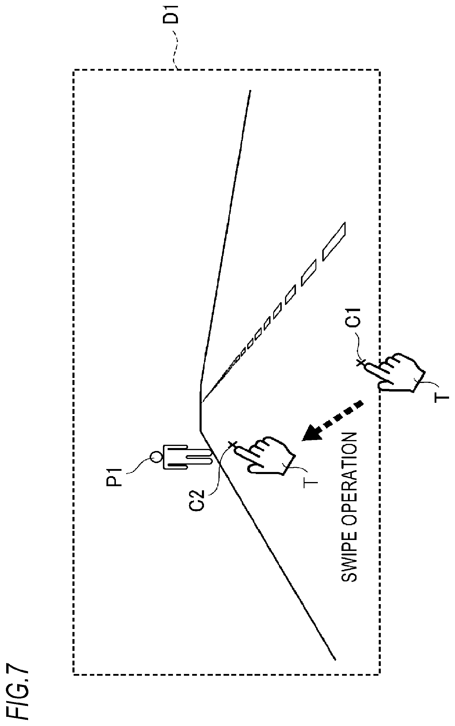 Patent US12351099 Figure 7 – Vehicle display system, vehicle system, and vehicle