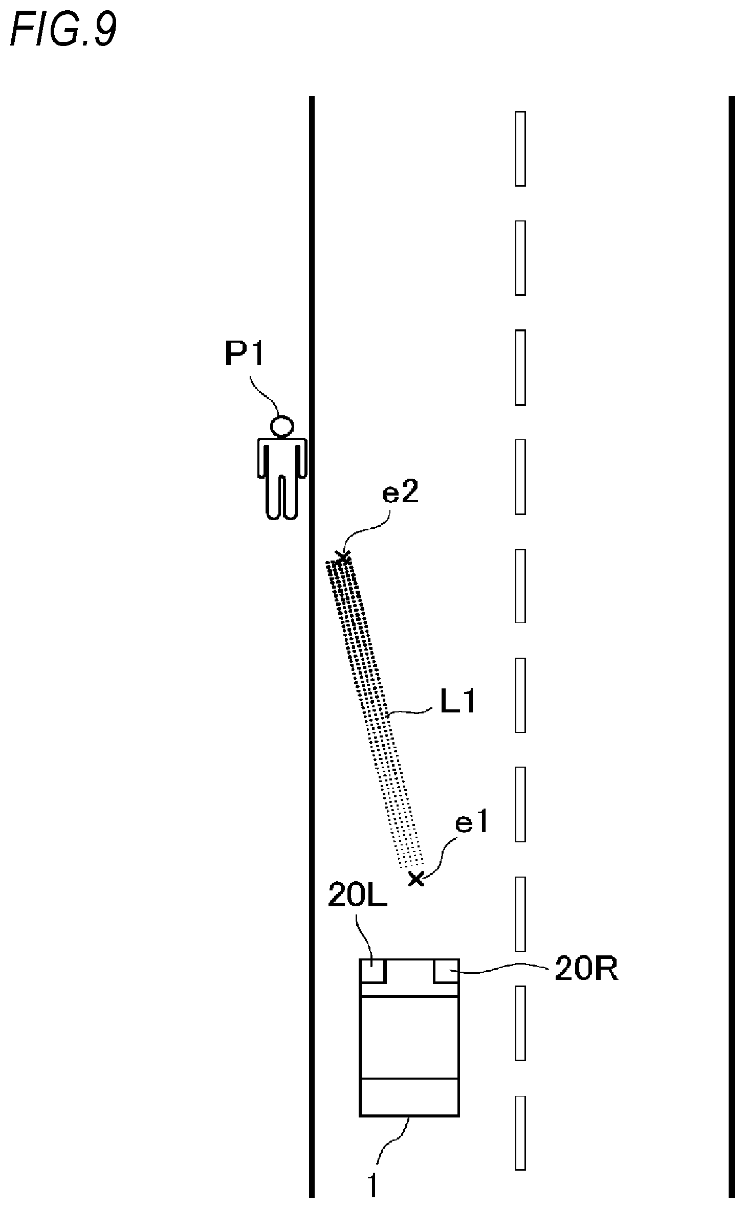 Patent US12351099 Figure 9 – Vehicle display system, vehicle system, and vehicle