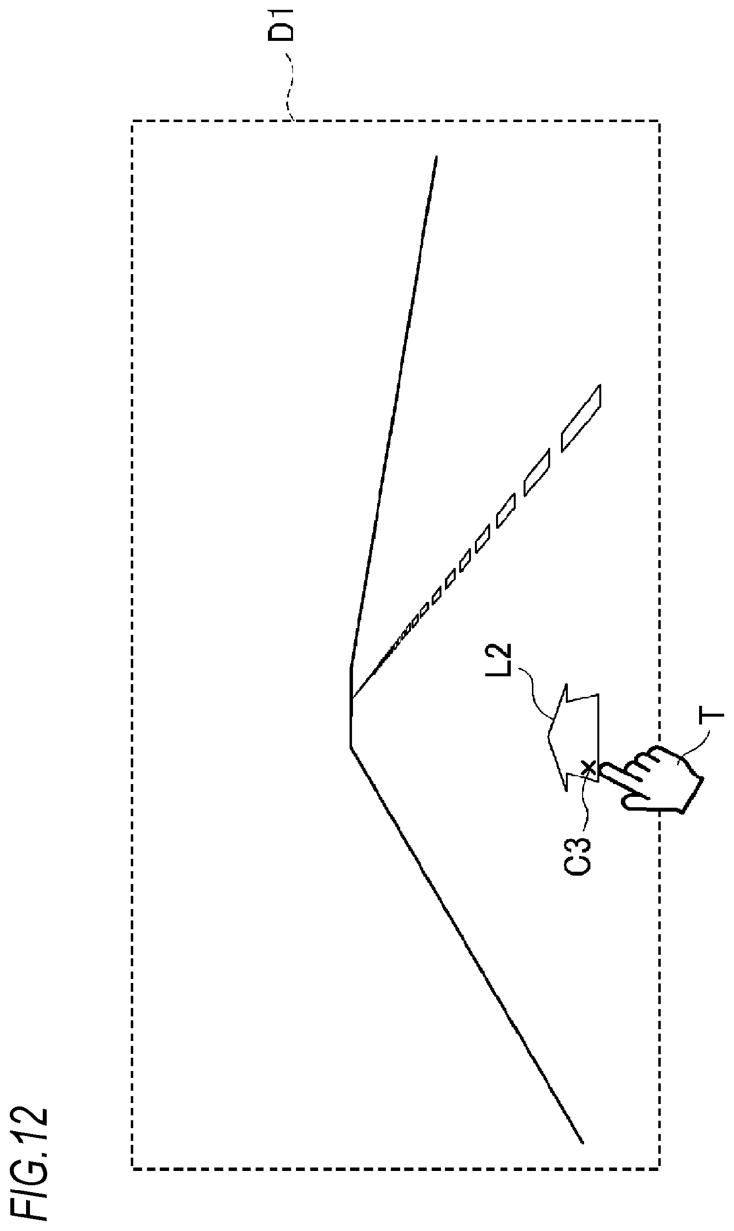 Patent US12351099 Figure 12 – Vehicle display system, vehicle system, and vehicle
