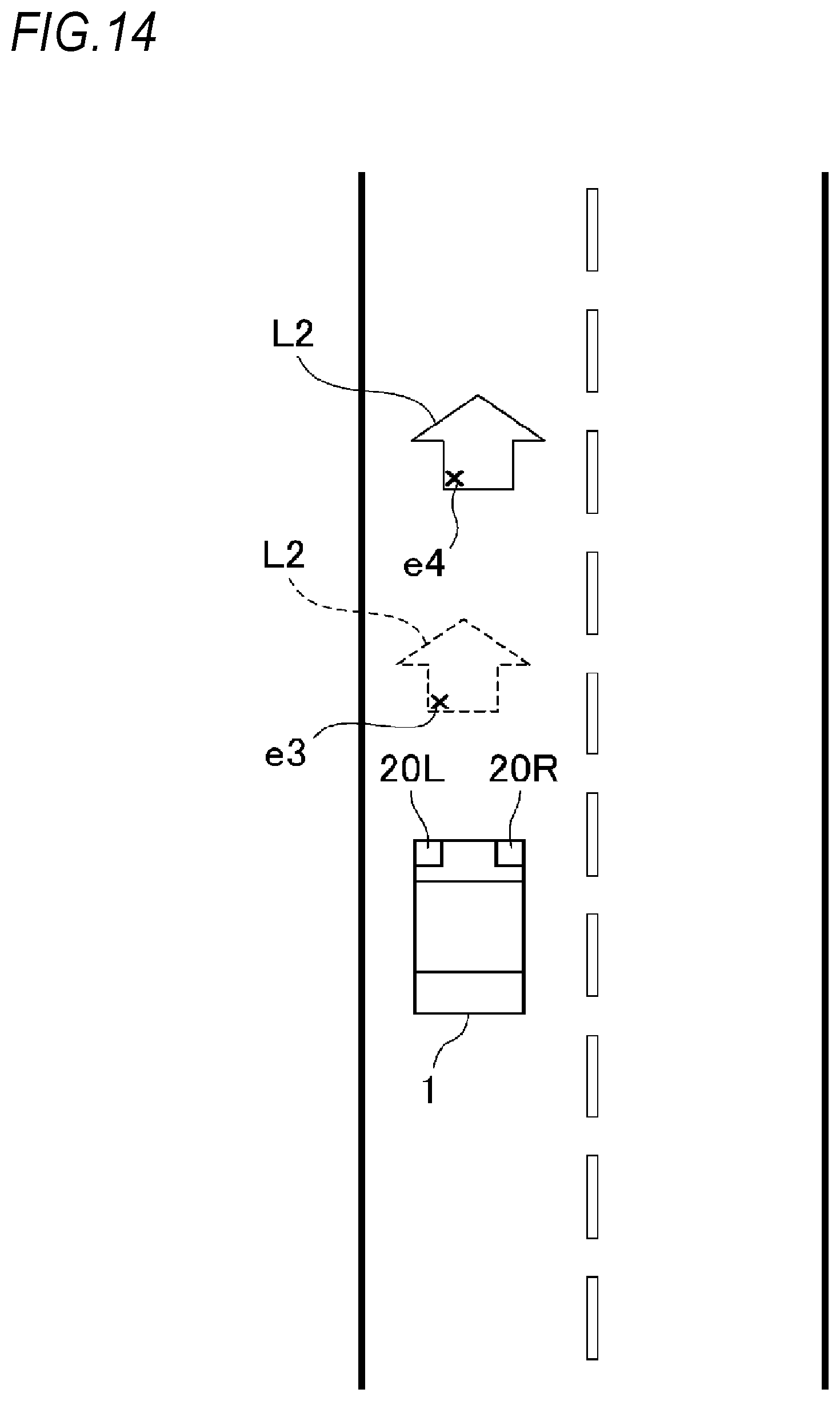 Patent US12351099 Figure 14 – Vehicle display system, vehicle system, and vehicle