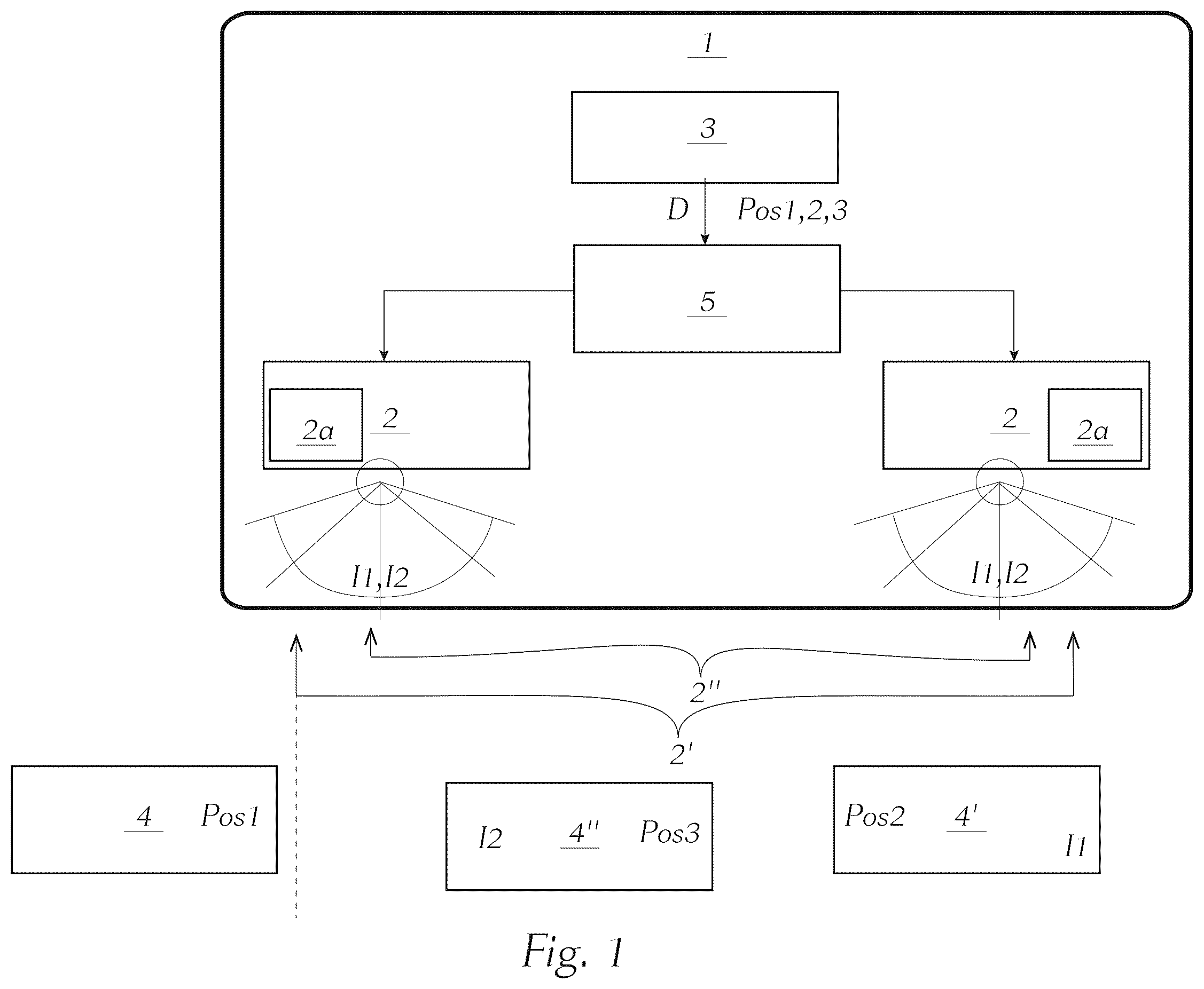 Patent US12351100 — Motor vehicle lighting system — Figure 1