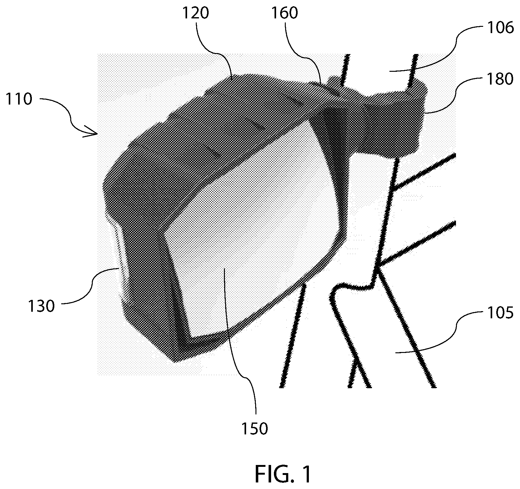 Patent US12351101 — Method and apparatus for vehicular light fixtures — Figure 1