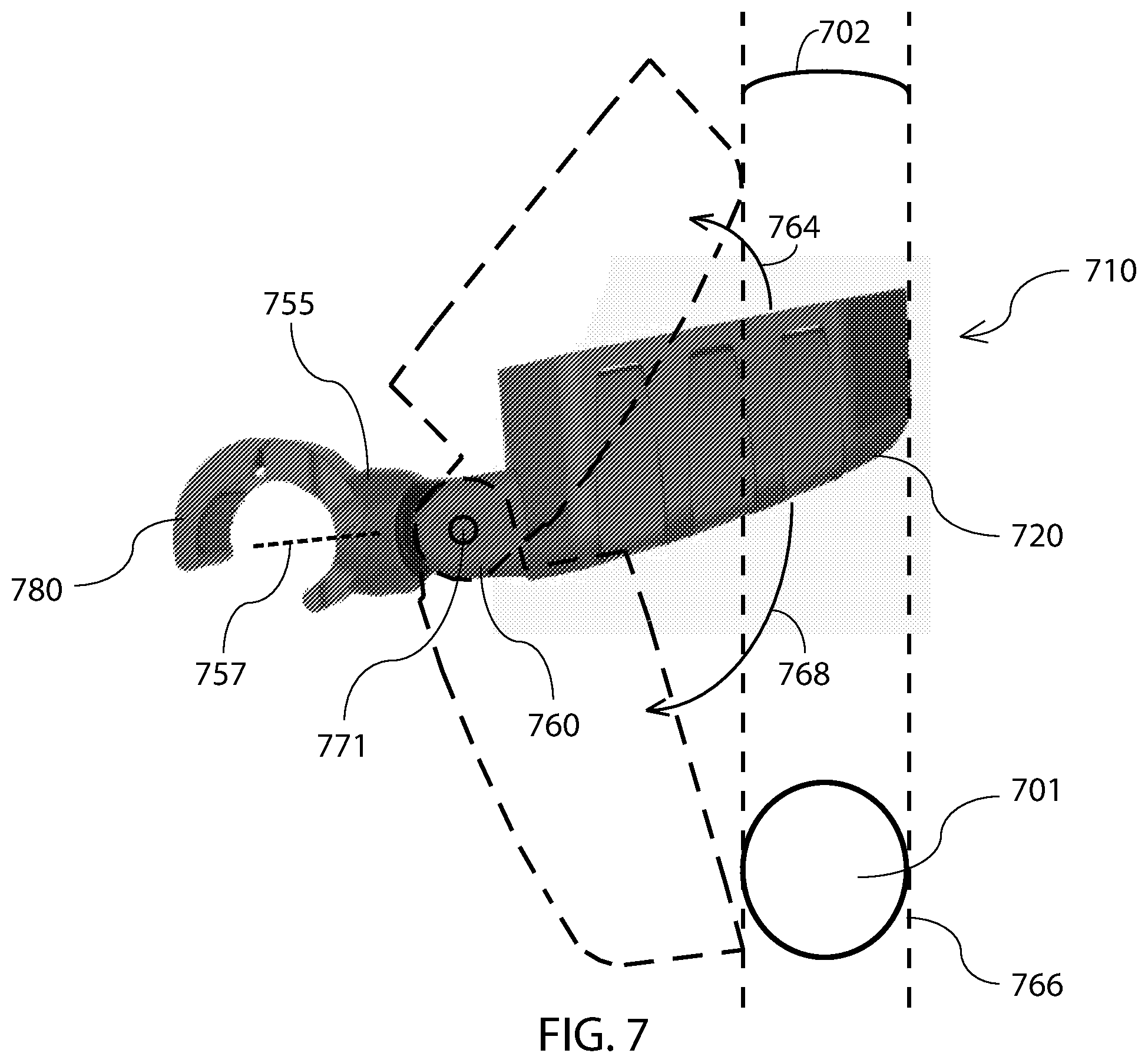 Patent US12351101 Figure 7 – Method and apparatus for vehicular light fixtures