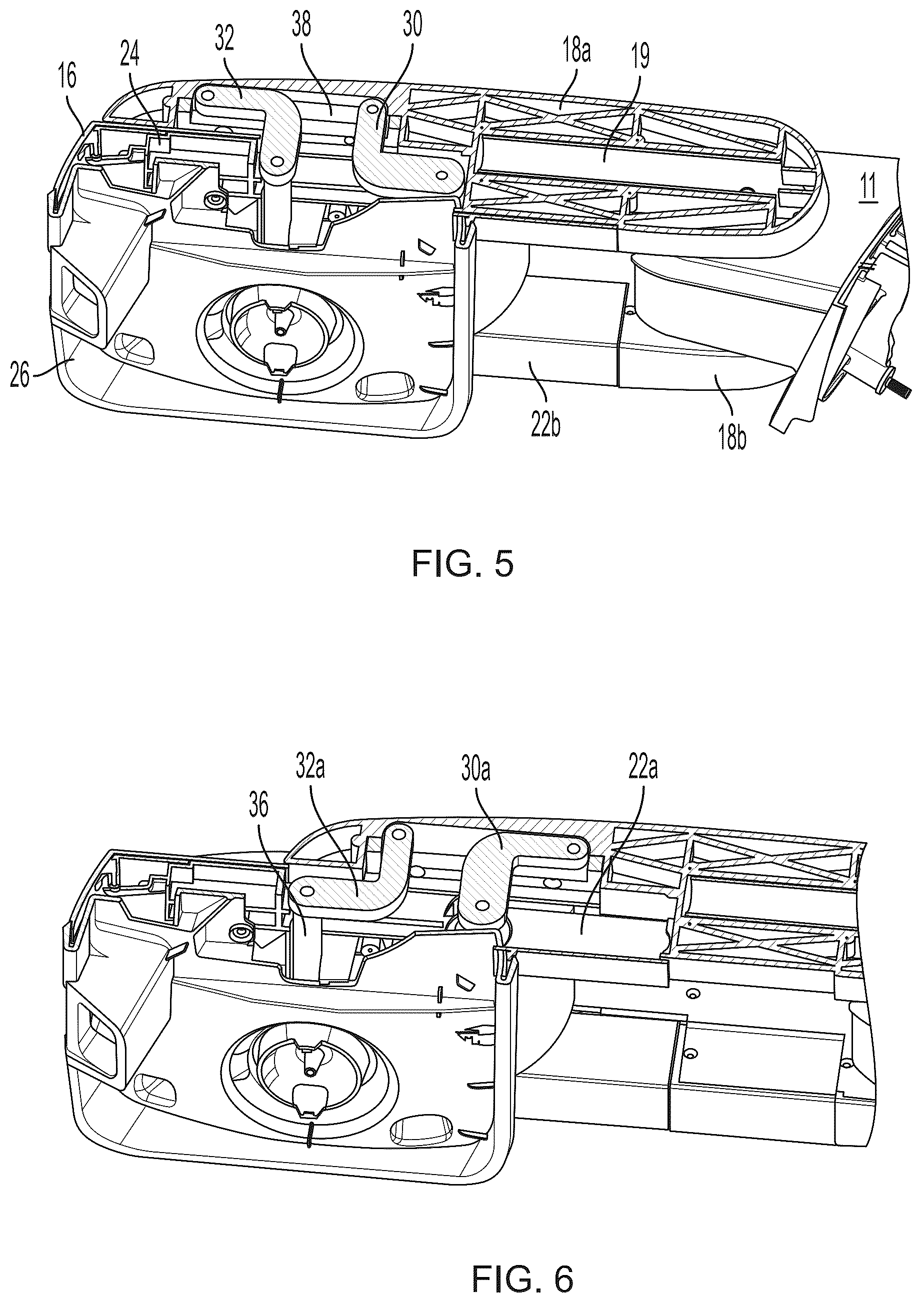 Patent US12351108 Figure 5 – Vehicular exterior rearview mirror assembly with extendable and retractable mirror head