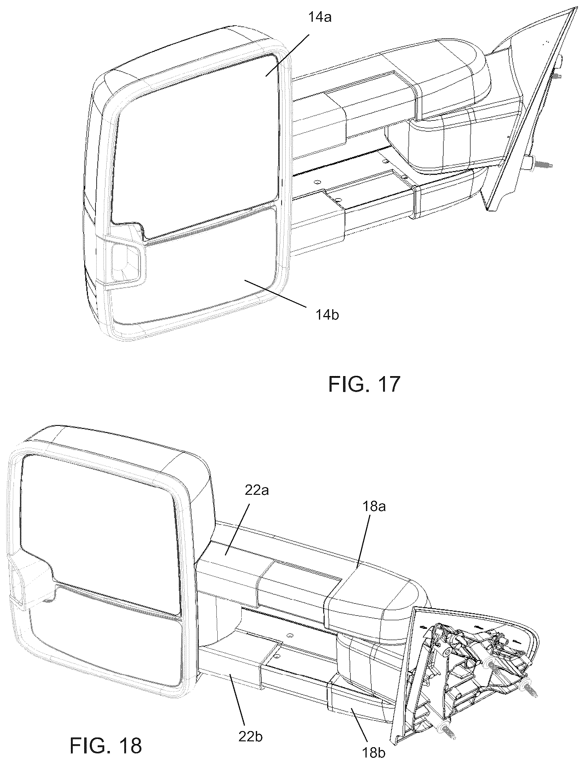 Patent US12351108 Figure 11 – Vehicular exterior rearview mirror assembly with extendable and retractable mirror head
