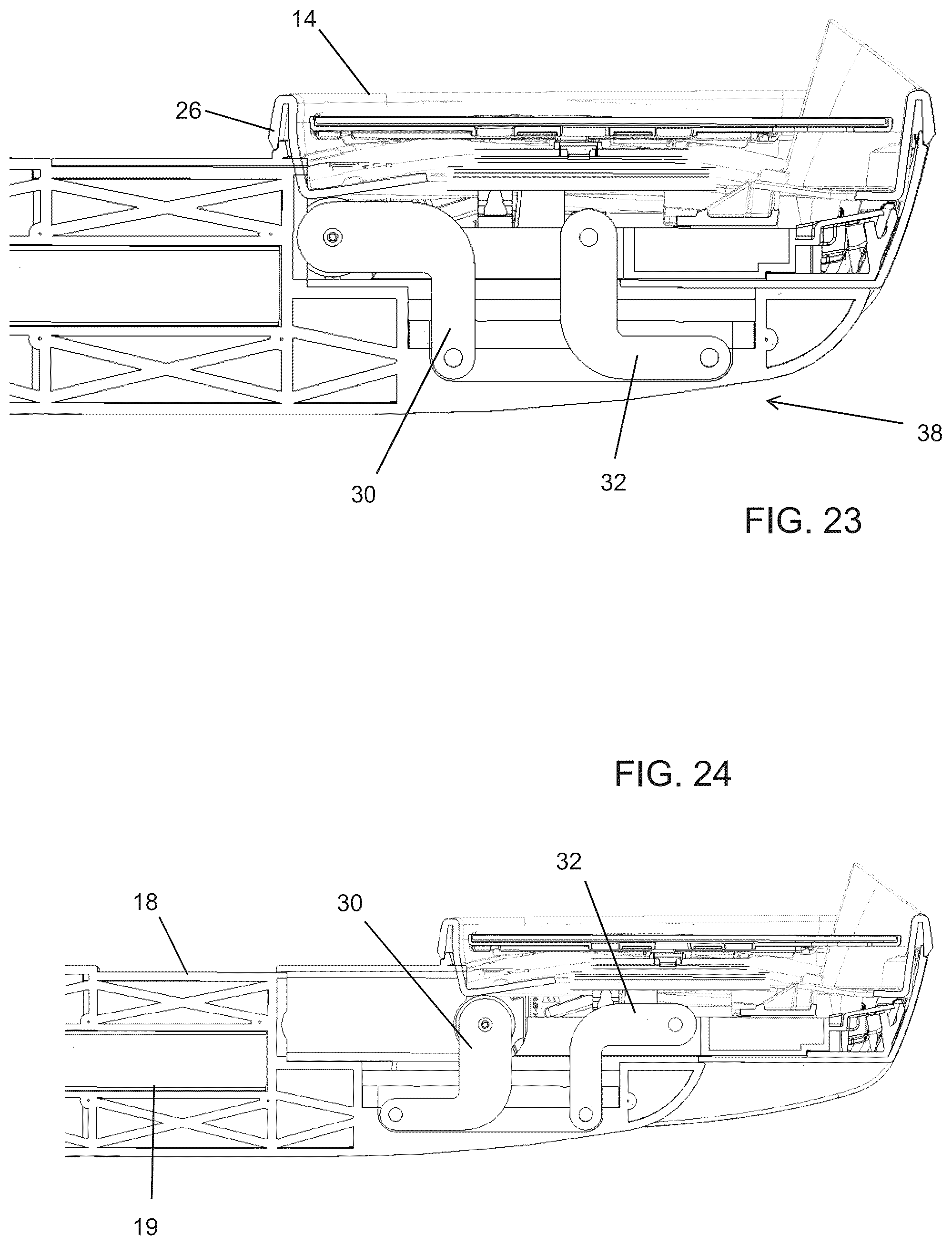 Patent US12351108 Figure 14 – Vehicular exterior rearview mirror assembly with extendable and retractable mirror head
