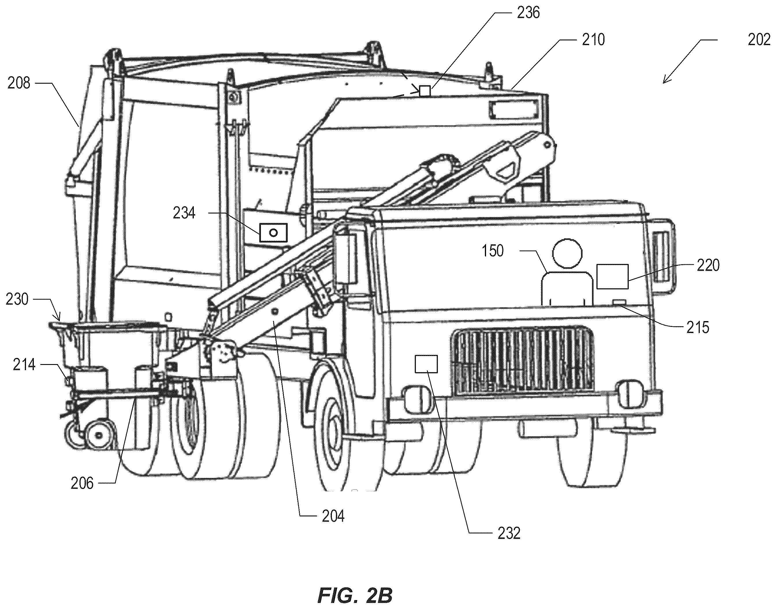 Patent US12351109 Figure 3 – Video display for refuse collection