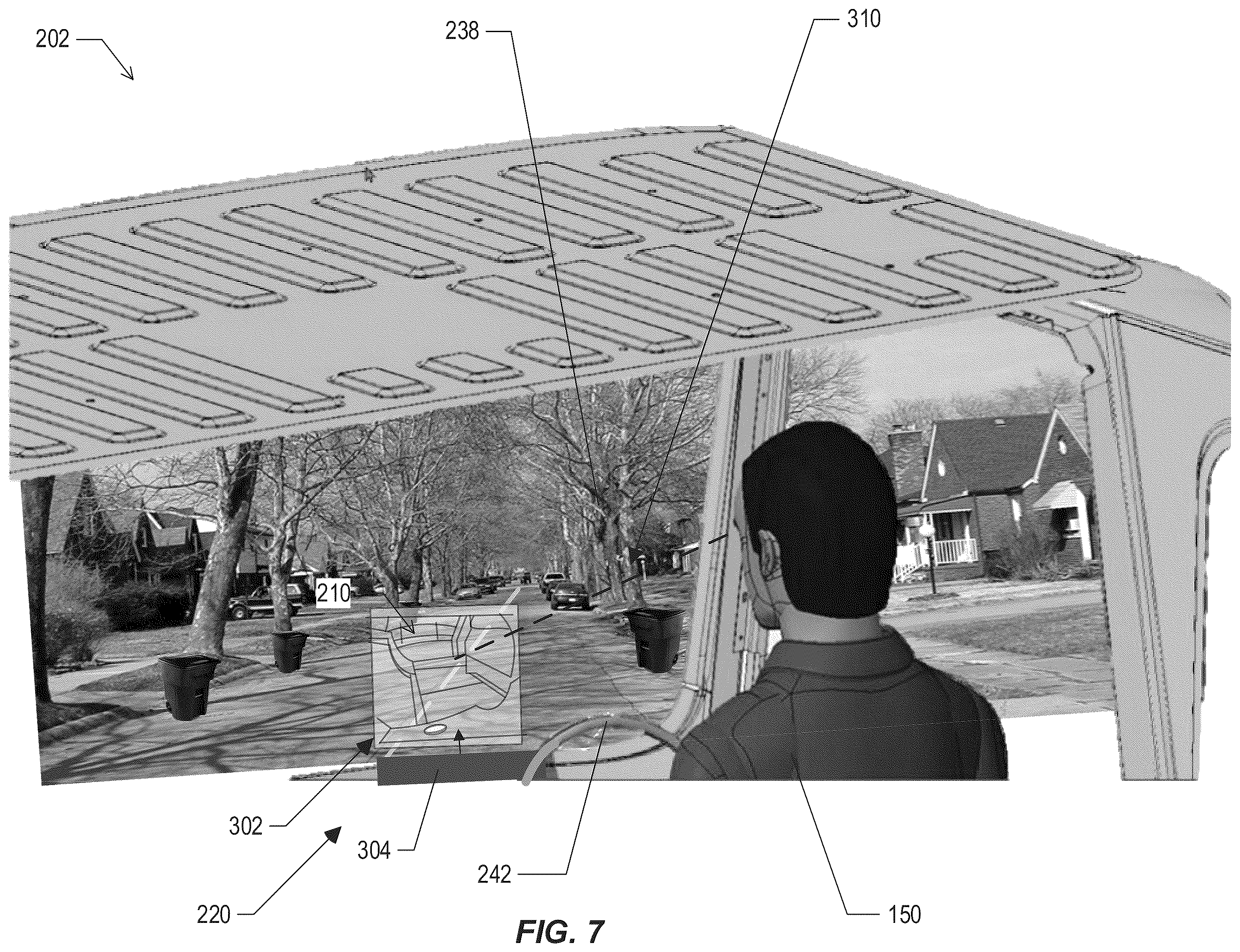 Patent US12351109 Figure 9 – Video display for refuse collection