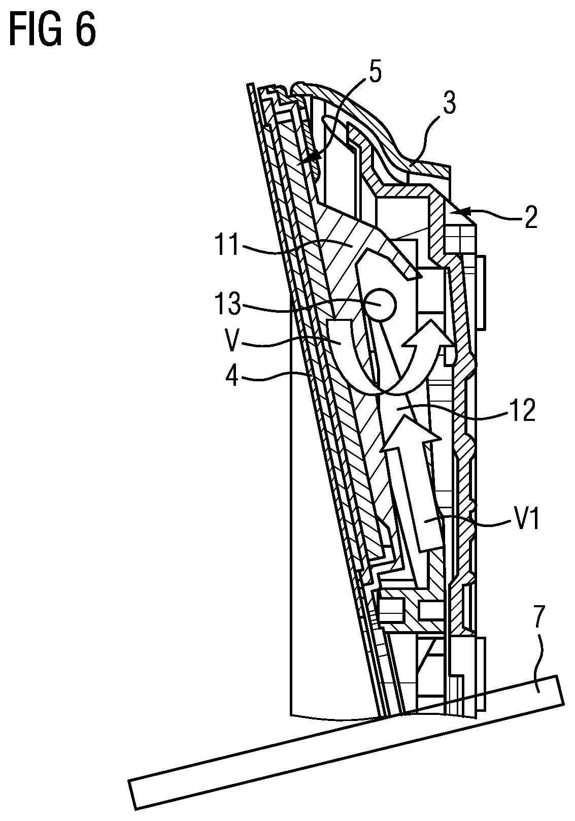 Patent US12351111 Figure 4 – Holding arrangement and vehicle