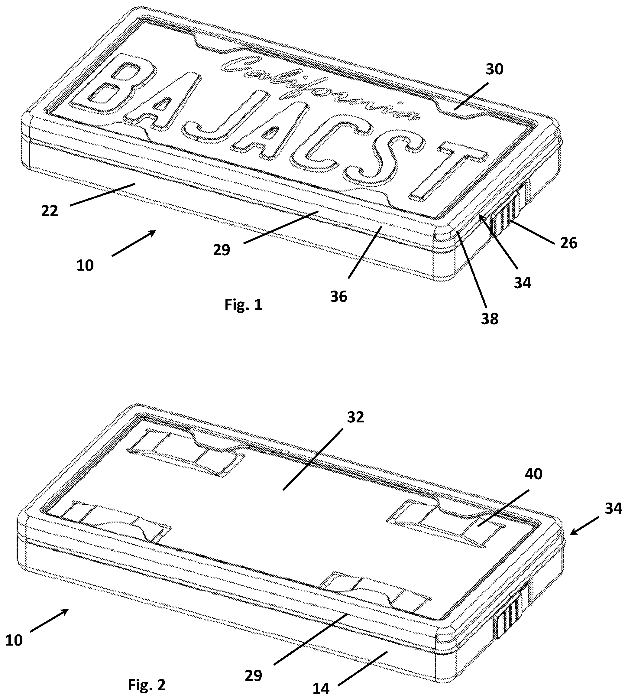 Patent US12351113 Figure 1 – Vehicle mounted safe