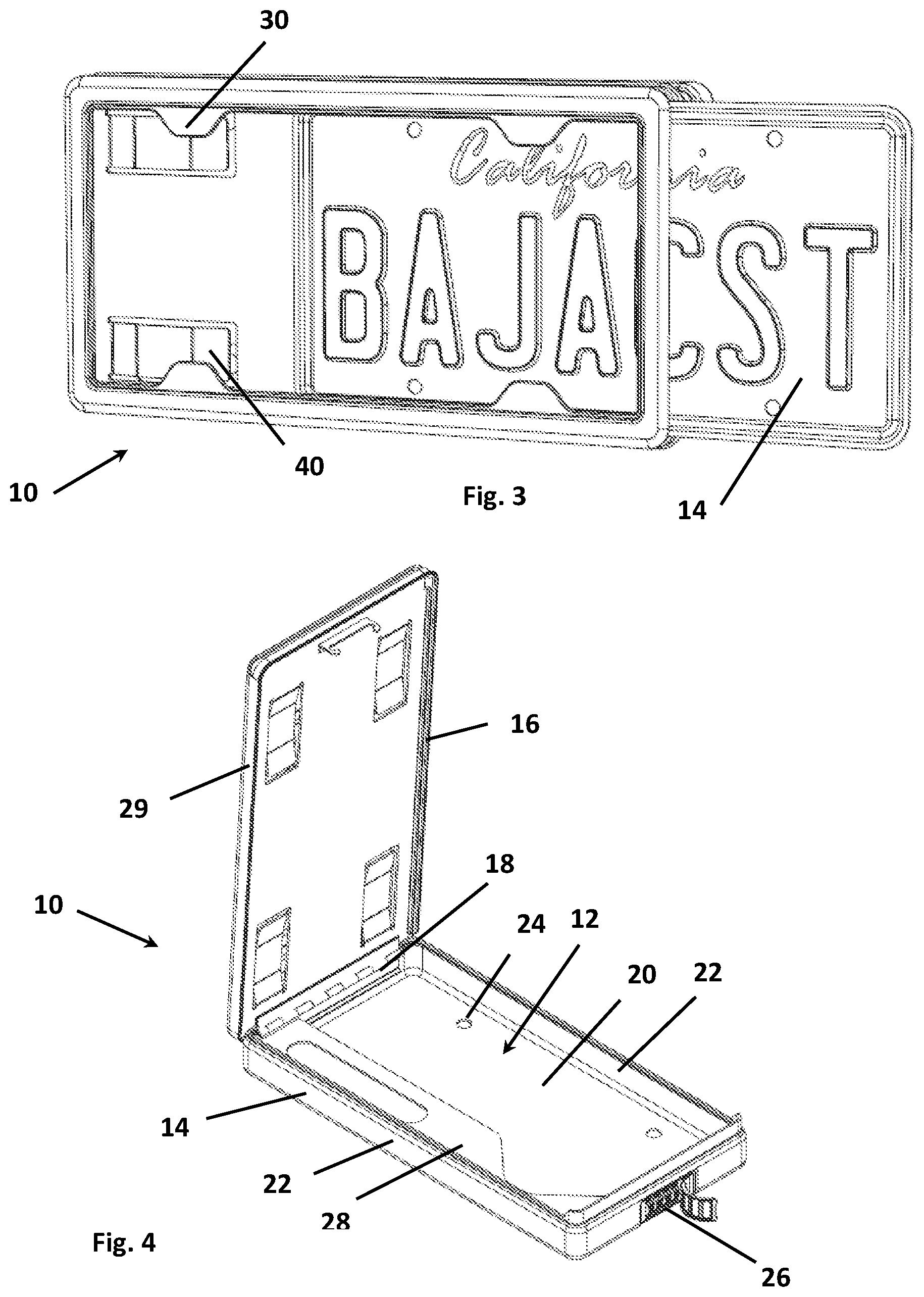 Patent US12351113 Figure 2 – Vehicle mounted safe