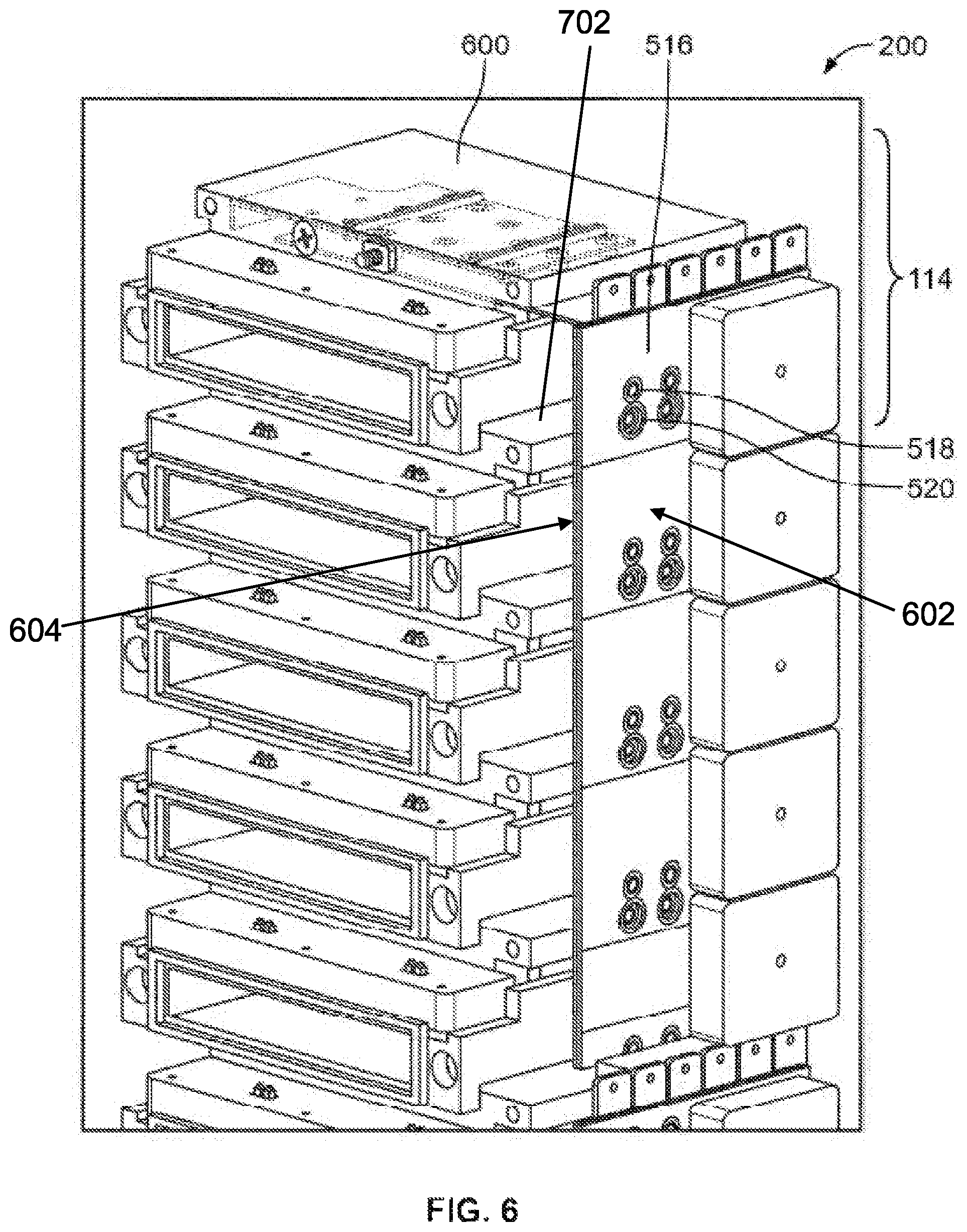 Patent US12351115 Figure 4 – Phase module assembly of a multi-phase inverter