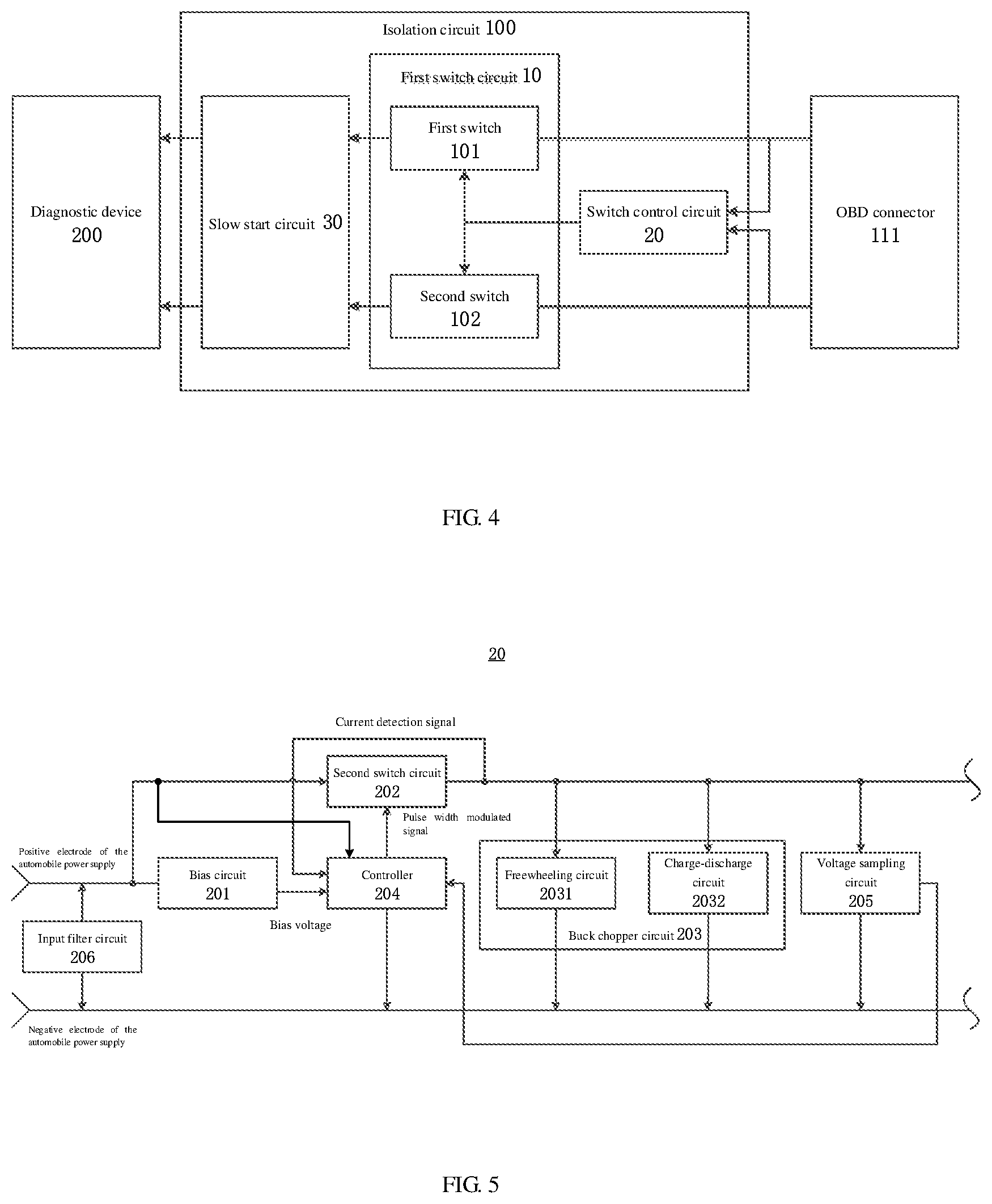 Patent US12351116 Figure 2 – Isolation circuit, automobile diagnosis device, and automobile diagnosis system