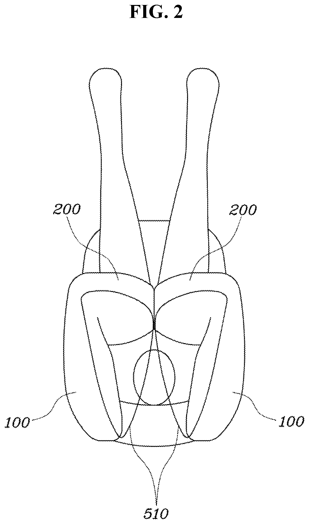 Patent US12351121 Figure 2 – Seat airbag device for vehicle