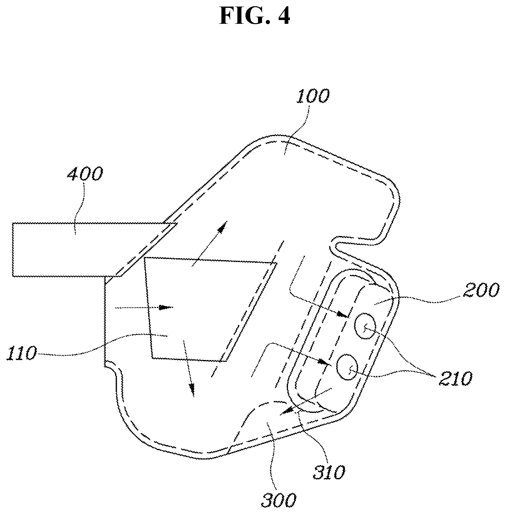 Patent US12351121 Figure 4 – Seat airbag device for vehicle