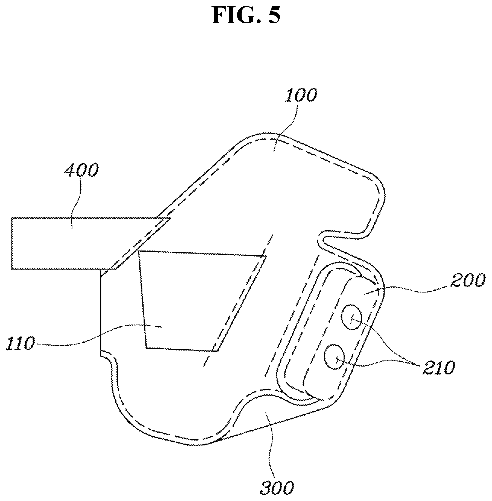 Patent US12351121 Figure 5 – Seat airbag device for vehicle