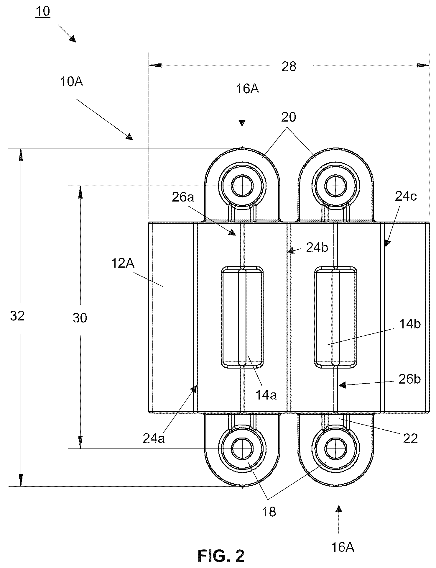 Patent US12351123 Figure 2 – Universal vehicle pet safety restraint device