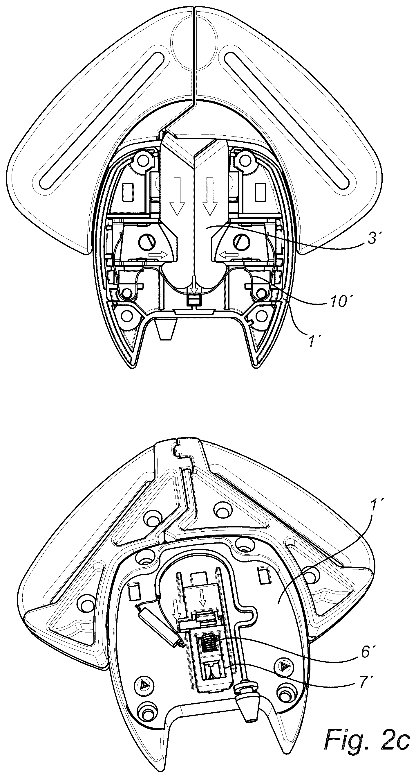 Patent US12351125 Figure 6 – Belt buckle for a safety belt in a child restraint system