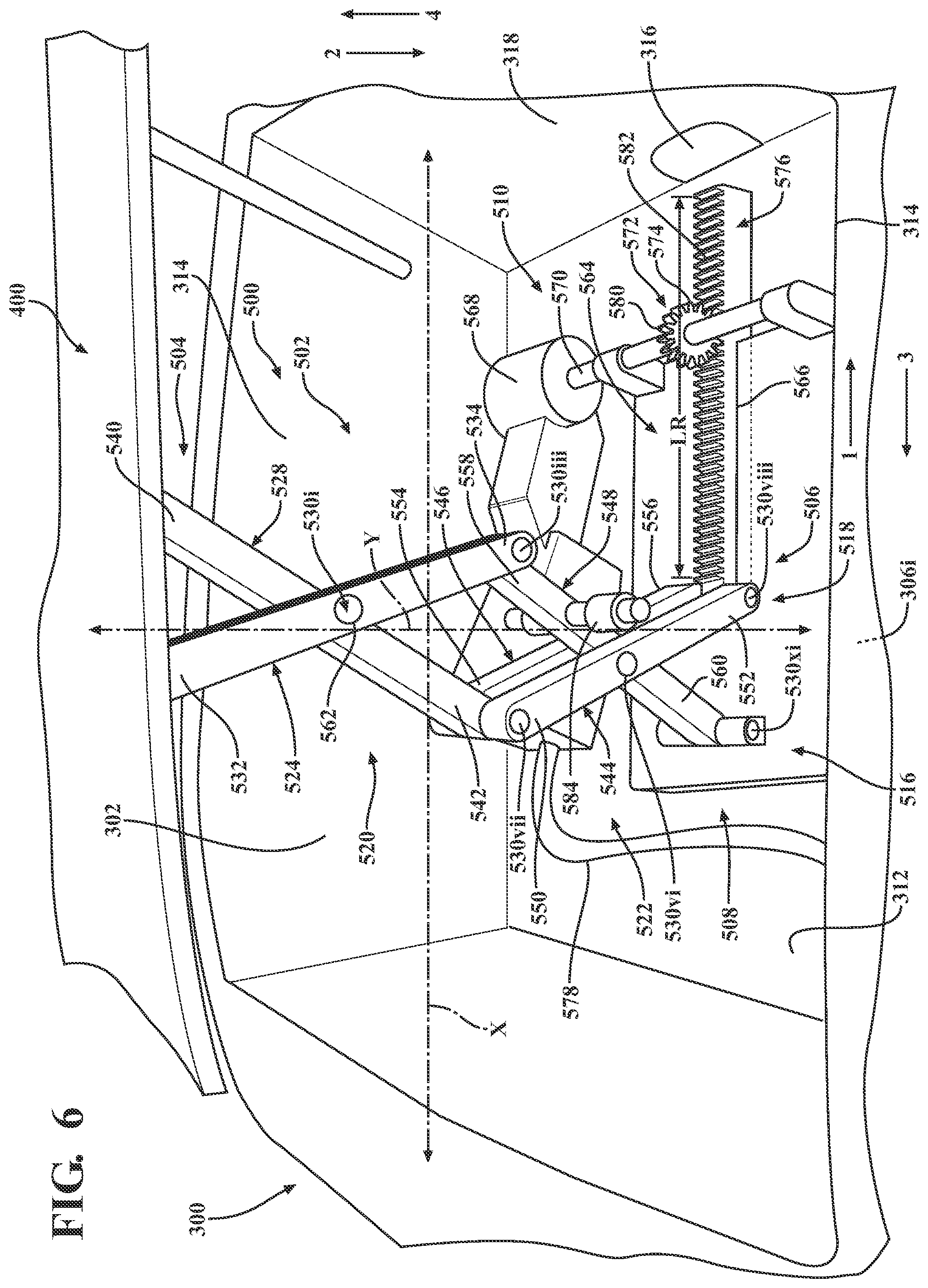 Patent US12351131 Figure 4 – Vehicle consoles including storage compartments