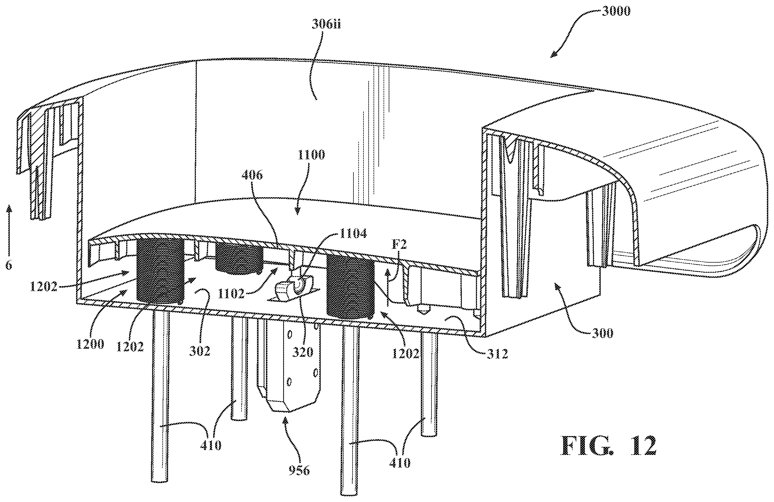 Patent US12351131 Figure 9 – Vehicle consoles including storage compartments