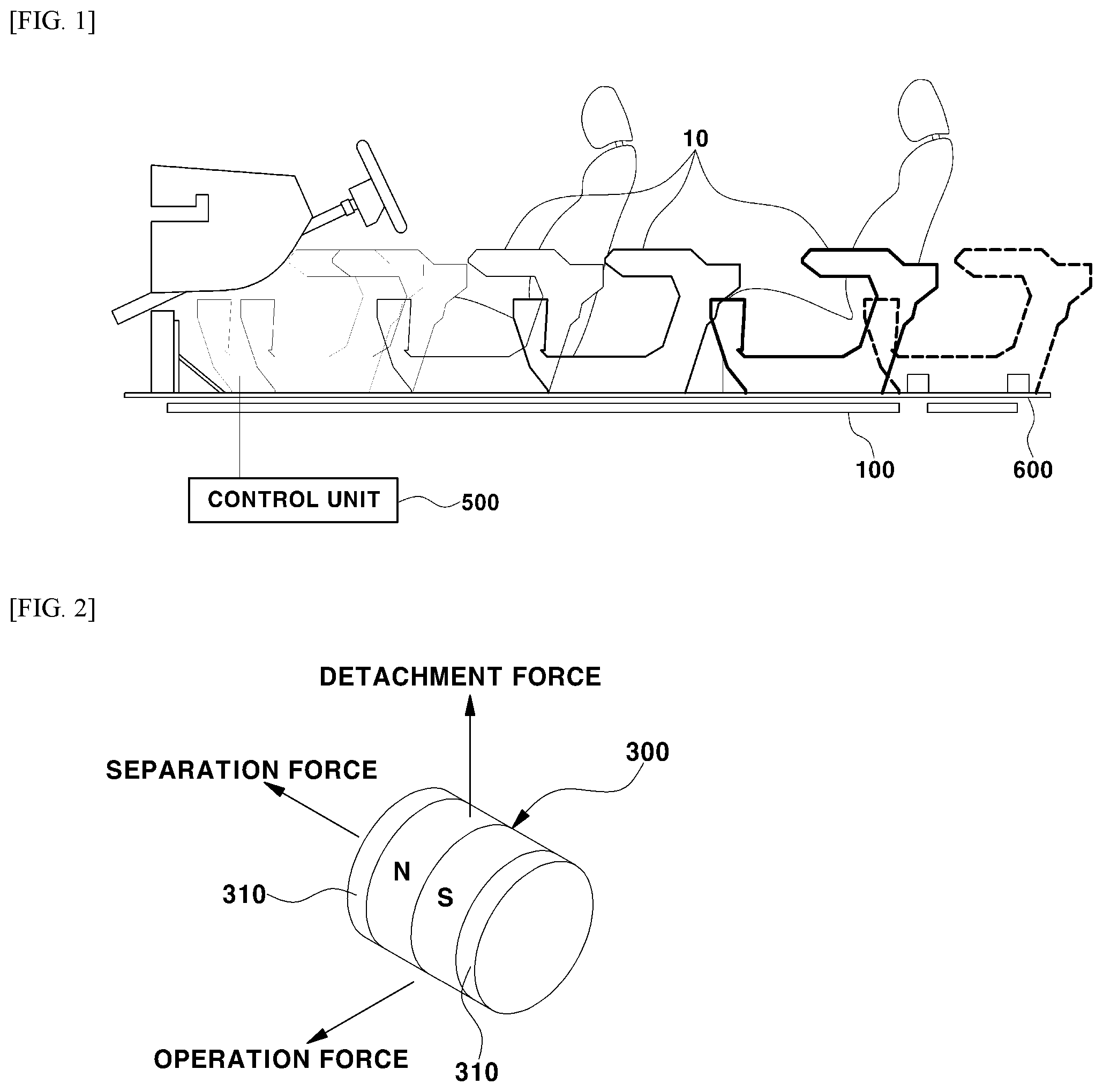 Patent US12351133 Figure 1 – Moving device