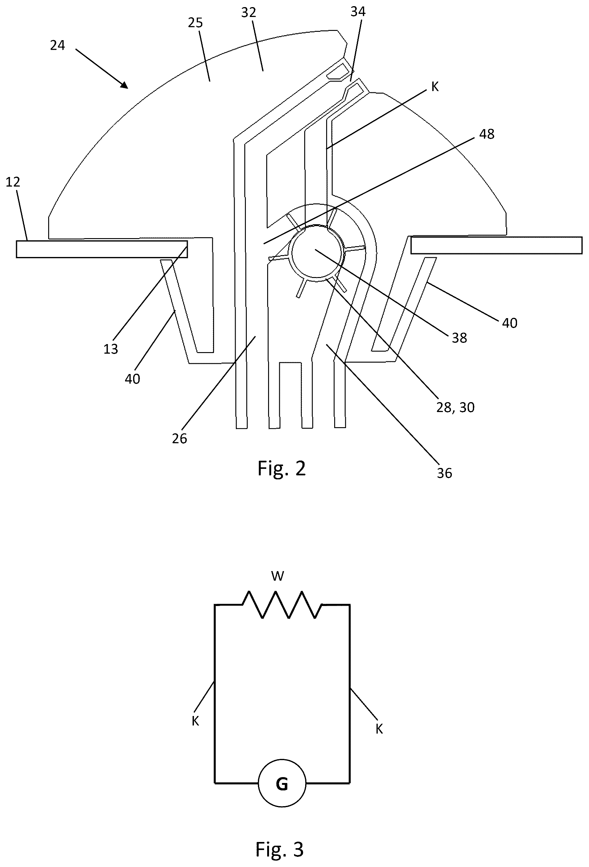 Patent US12351137 Figure 2 – Cleaning device for cleaning a see-through area of a motor vehicle