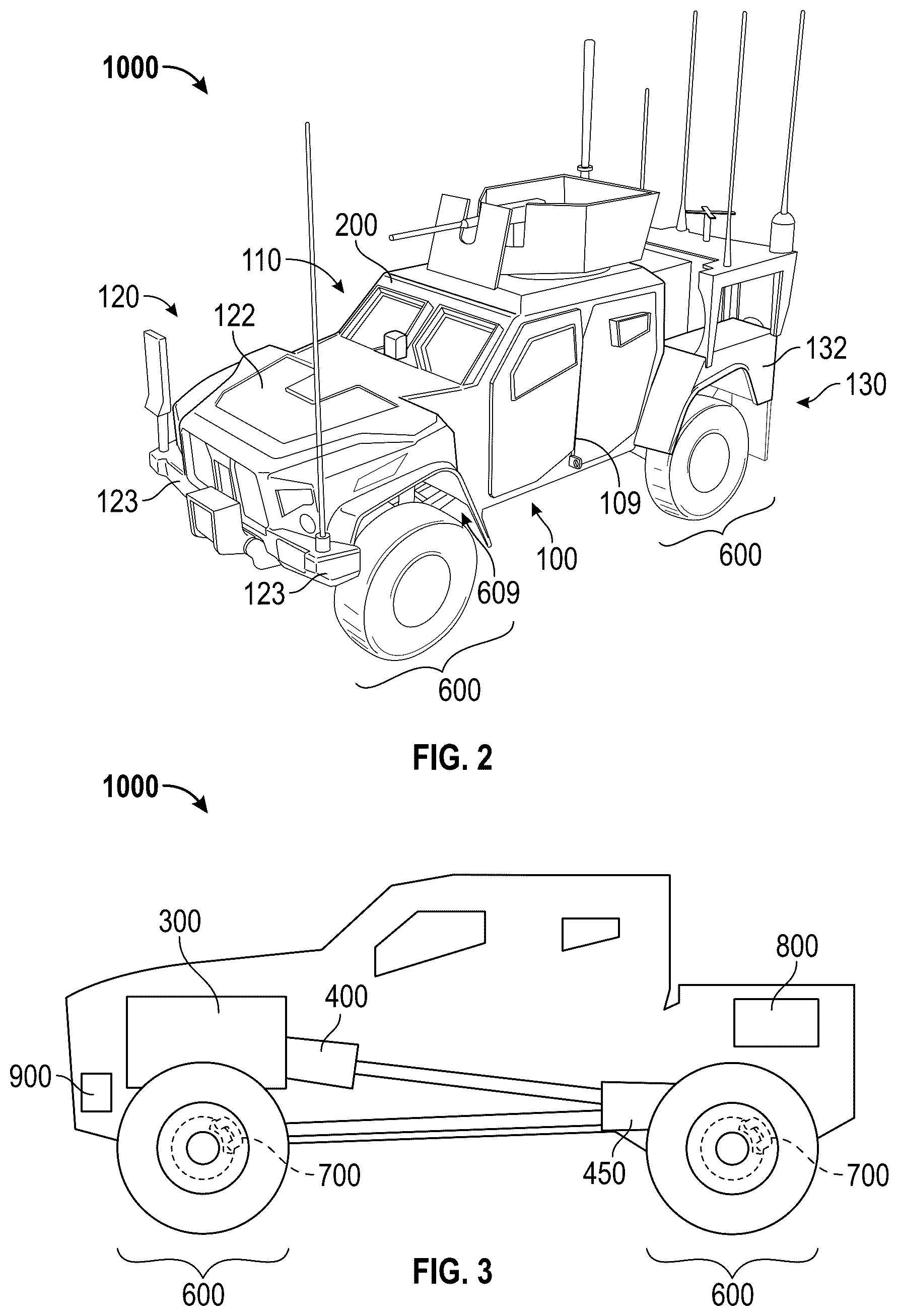 Patent US12351149 Figure 2 – Military vehicle