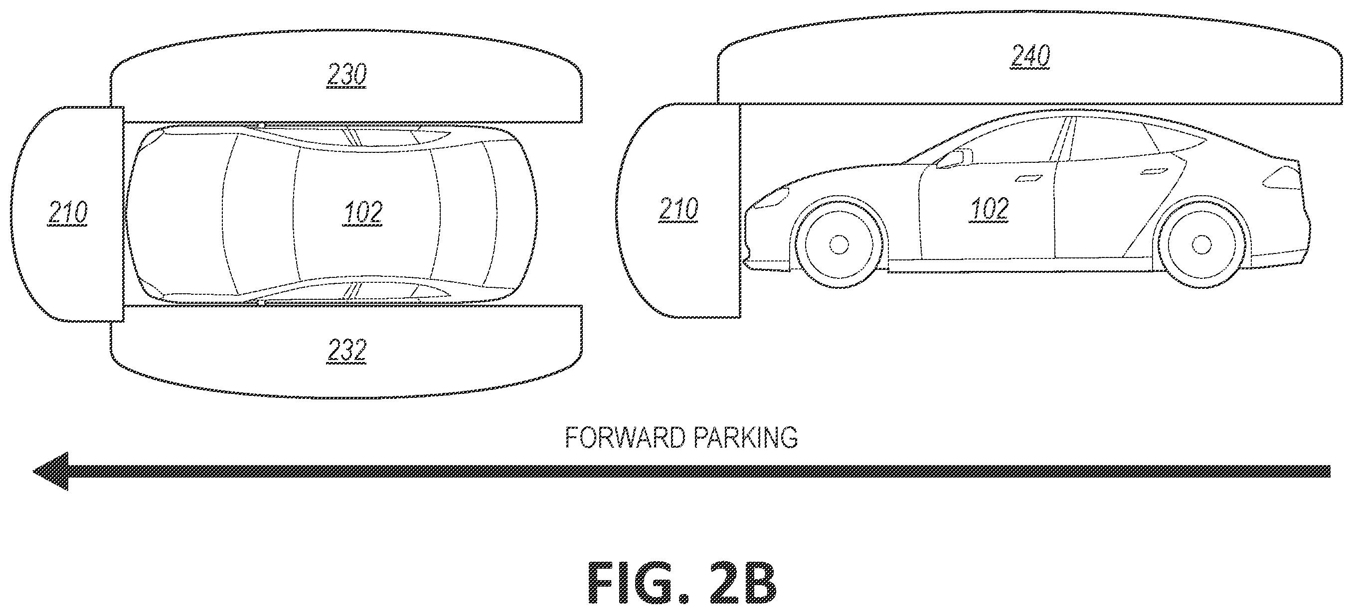 Patent US12351150 Figure 3 – Three-dimensional parking assist