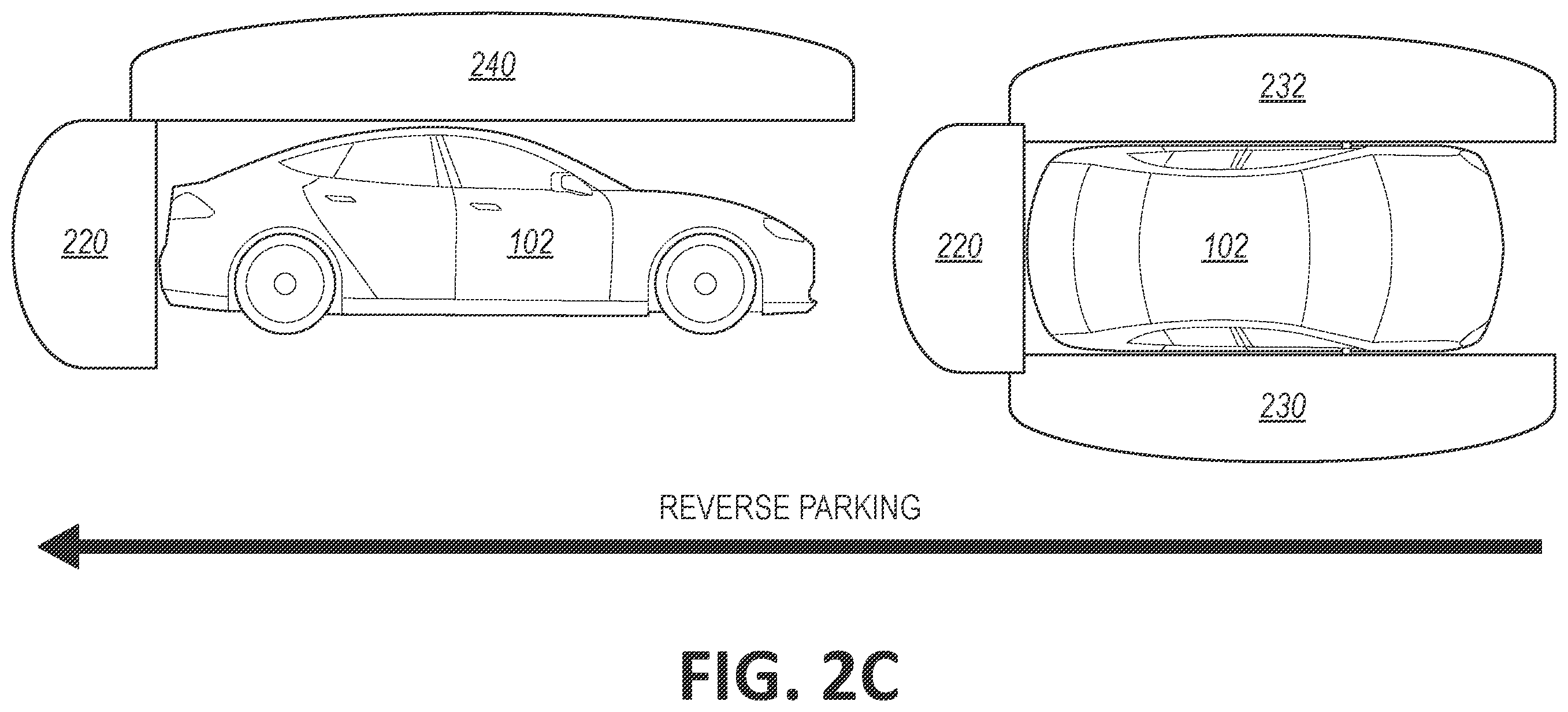 Patent US12351150 Figure 4 – Three-dimensional parking assist