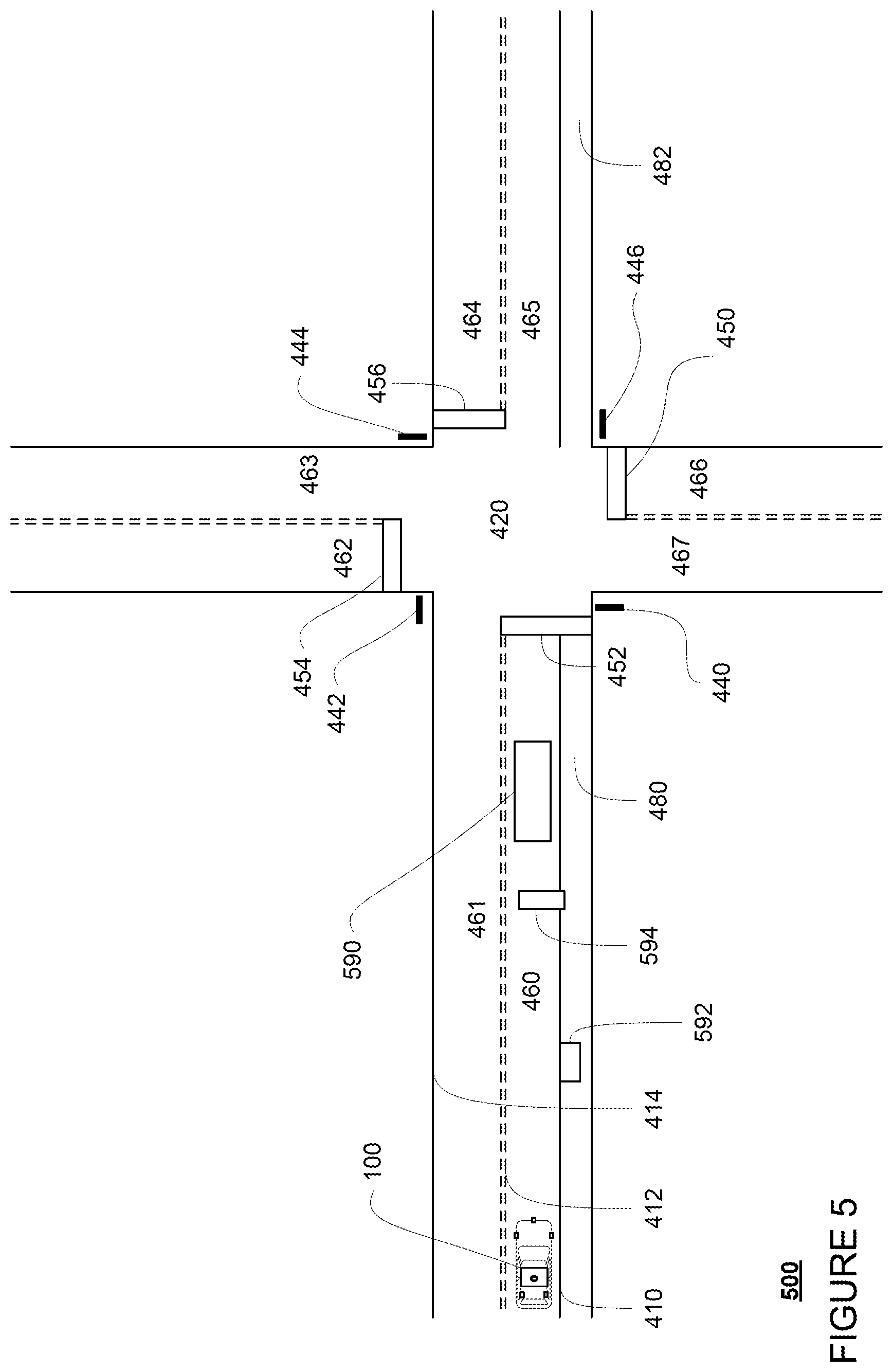 Patent US12351152 Figure 5 – Emergency braking for autonomous vehicles