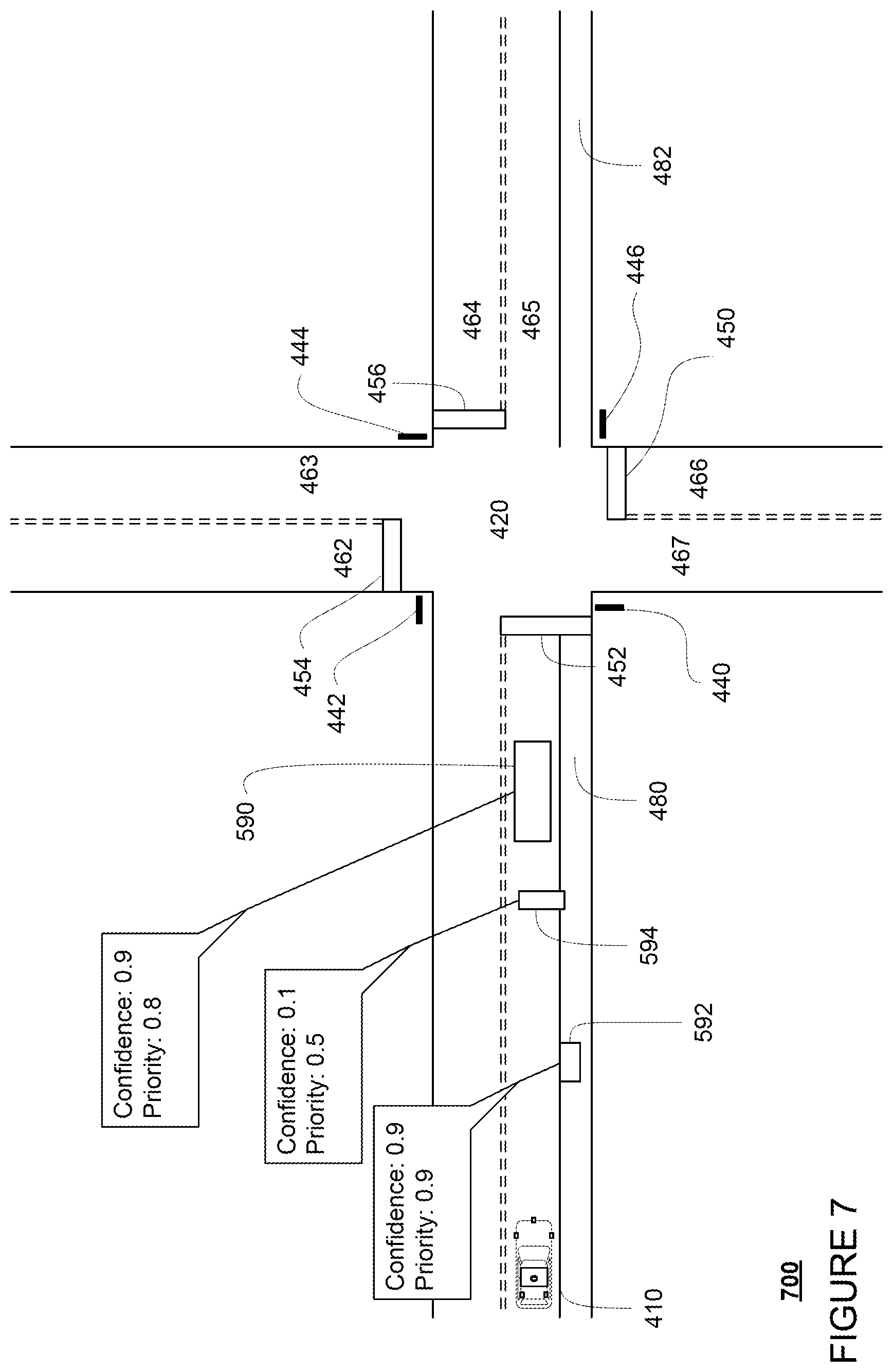 Patent US12351152 Figure 7 – Emergency braking for autonomous vehicles