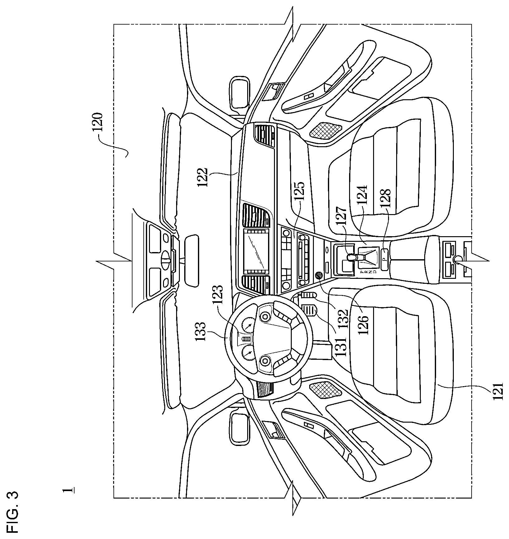 Patent US12351154 Figure 3 – Brake system and vehicle having the same