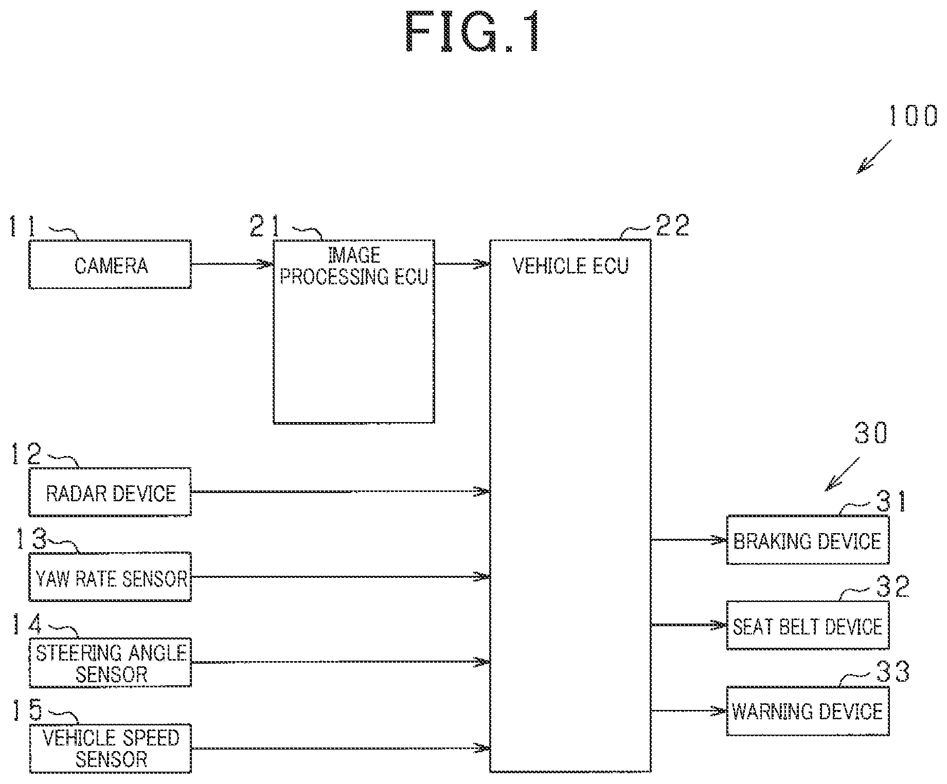 Patent US12351166 Figure 1 – Vehicle control device
